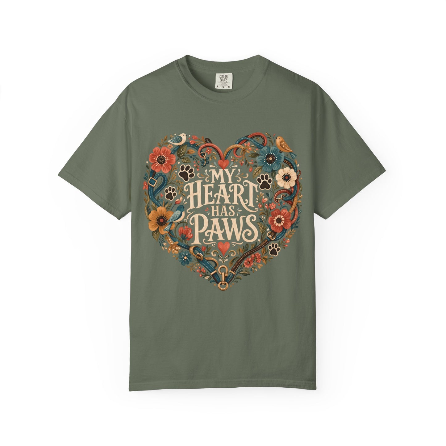 My Heart Has Paws — Cute Pet Lover T-Shirt