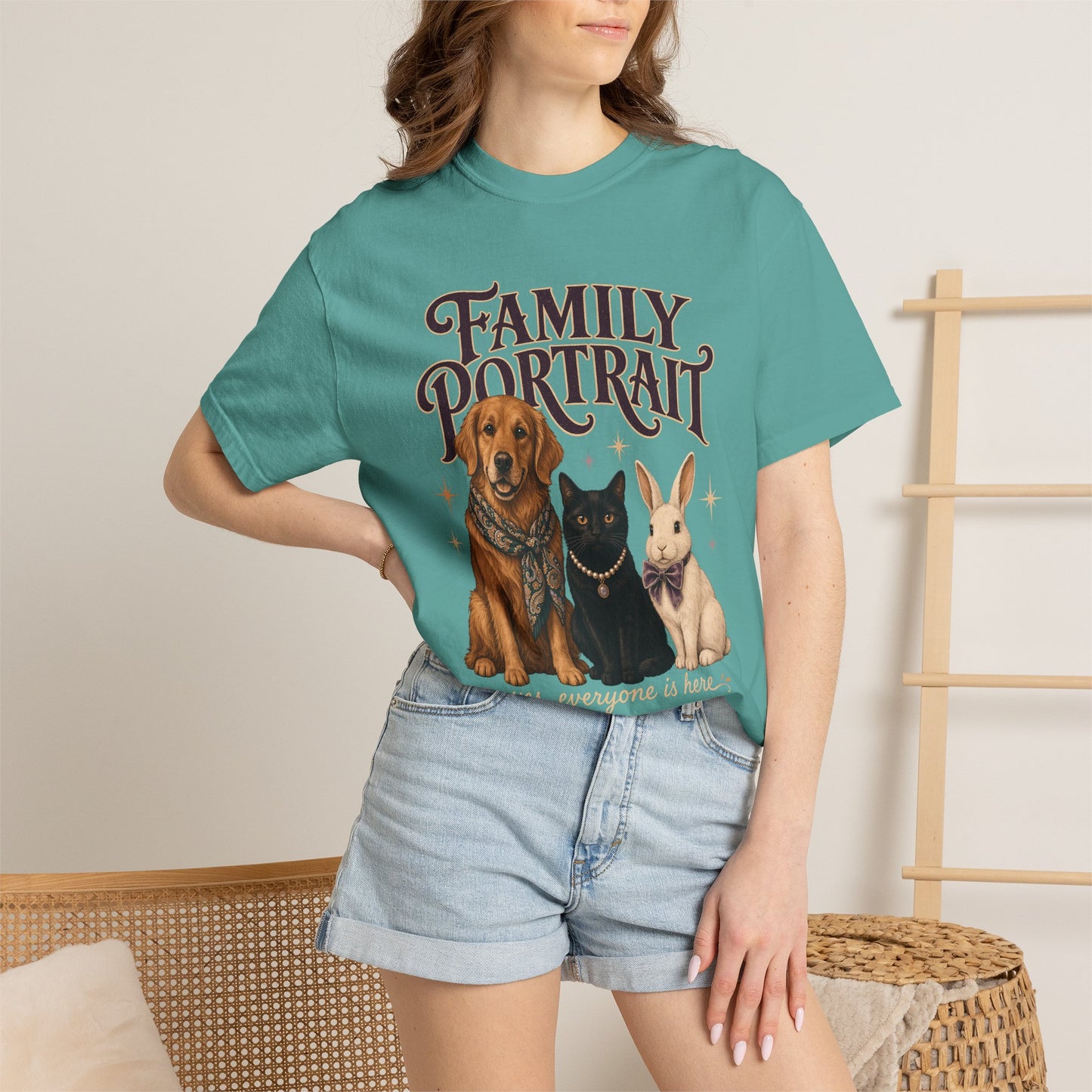 Family Portrait Pet T-Shirt