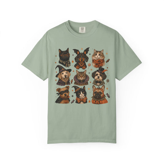 Halloween Dog & Cat T-Shirt – Cute Pet Costume Spooky Season Graphic Tee