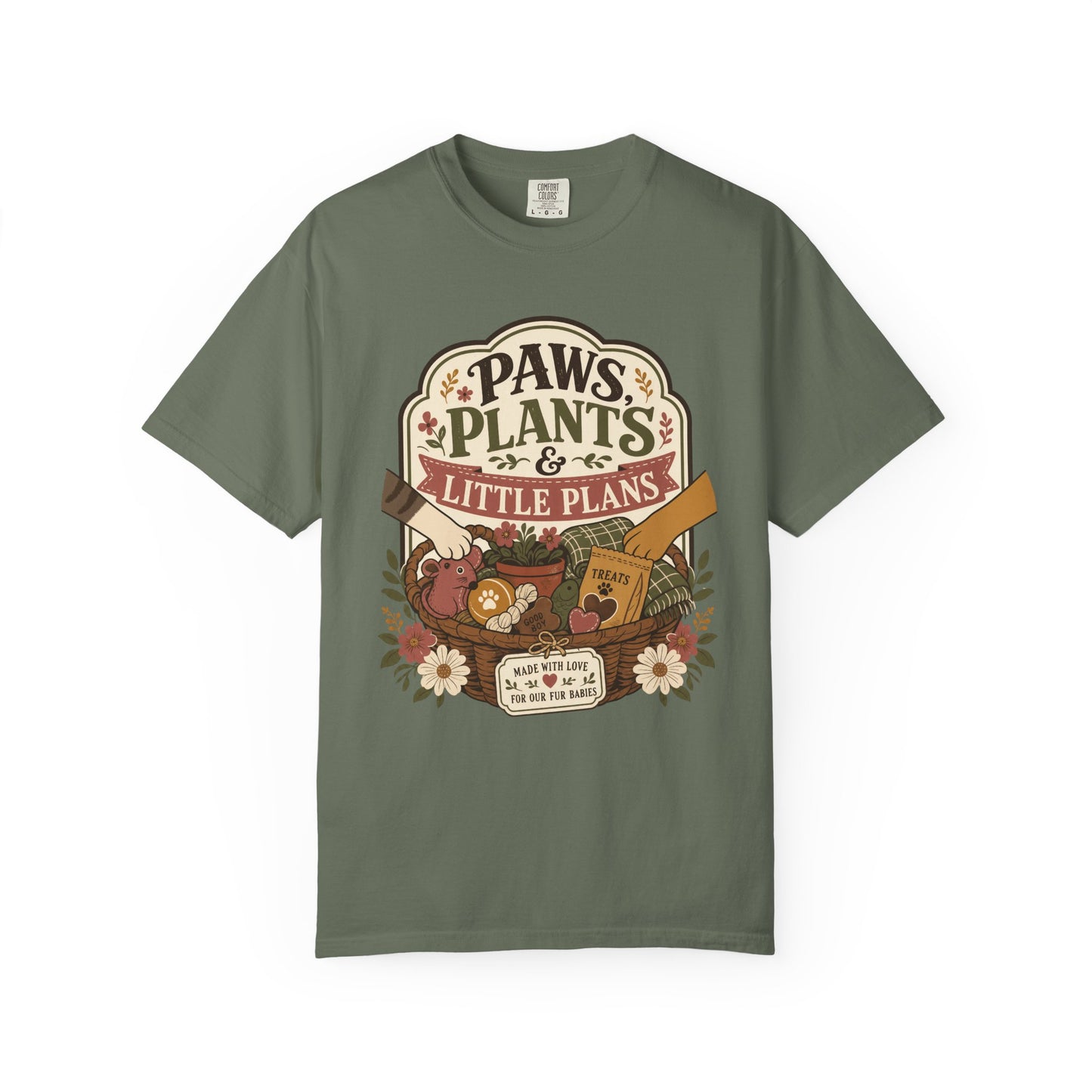 Paws Plants and Little Plans — Cute Pet Lover T-Shirt