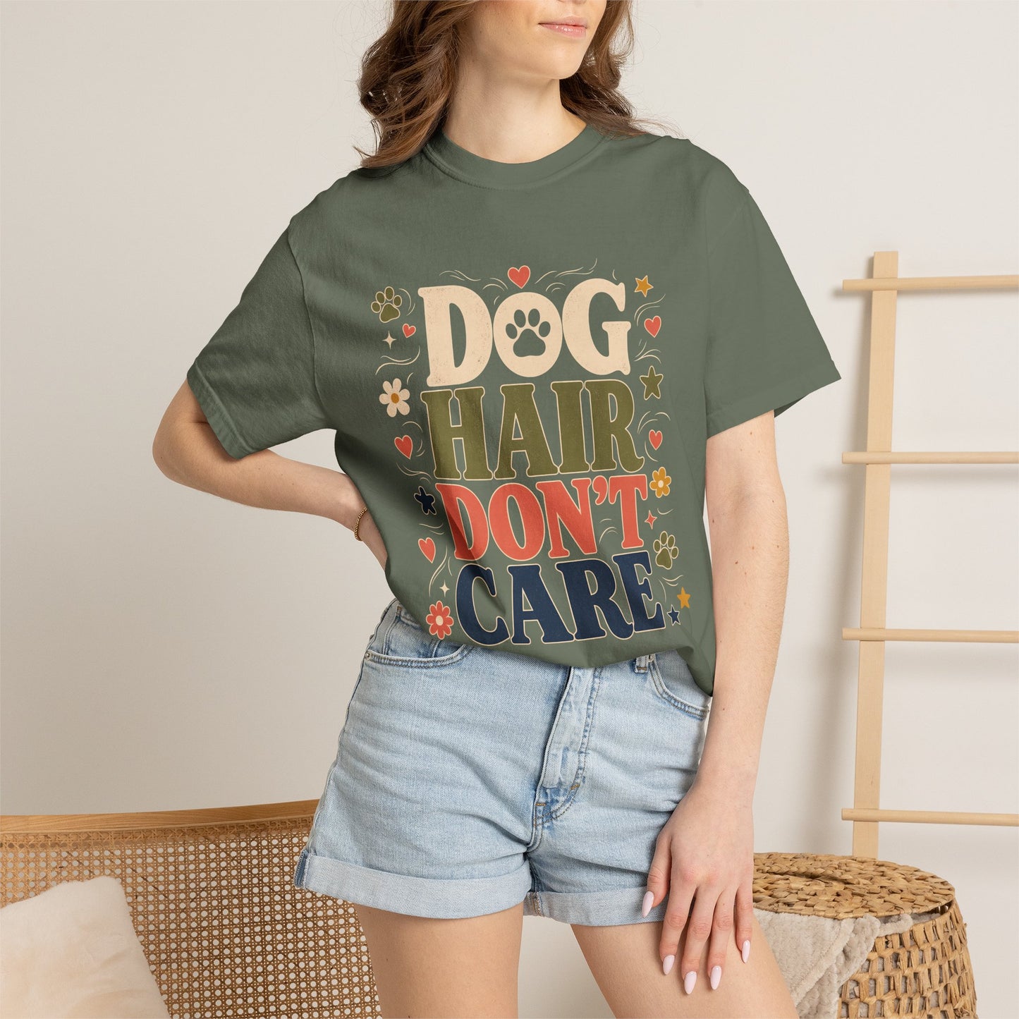 Dog Hair Don’t Care — Cute Pet Lover T-Shirt