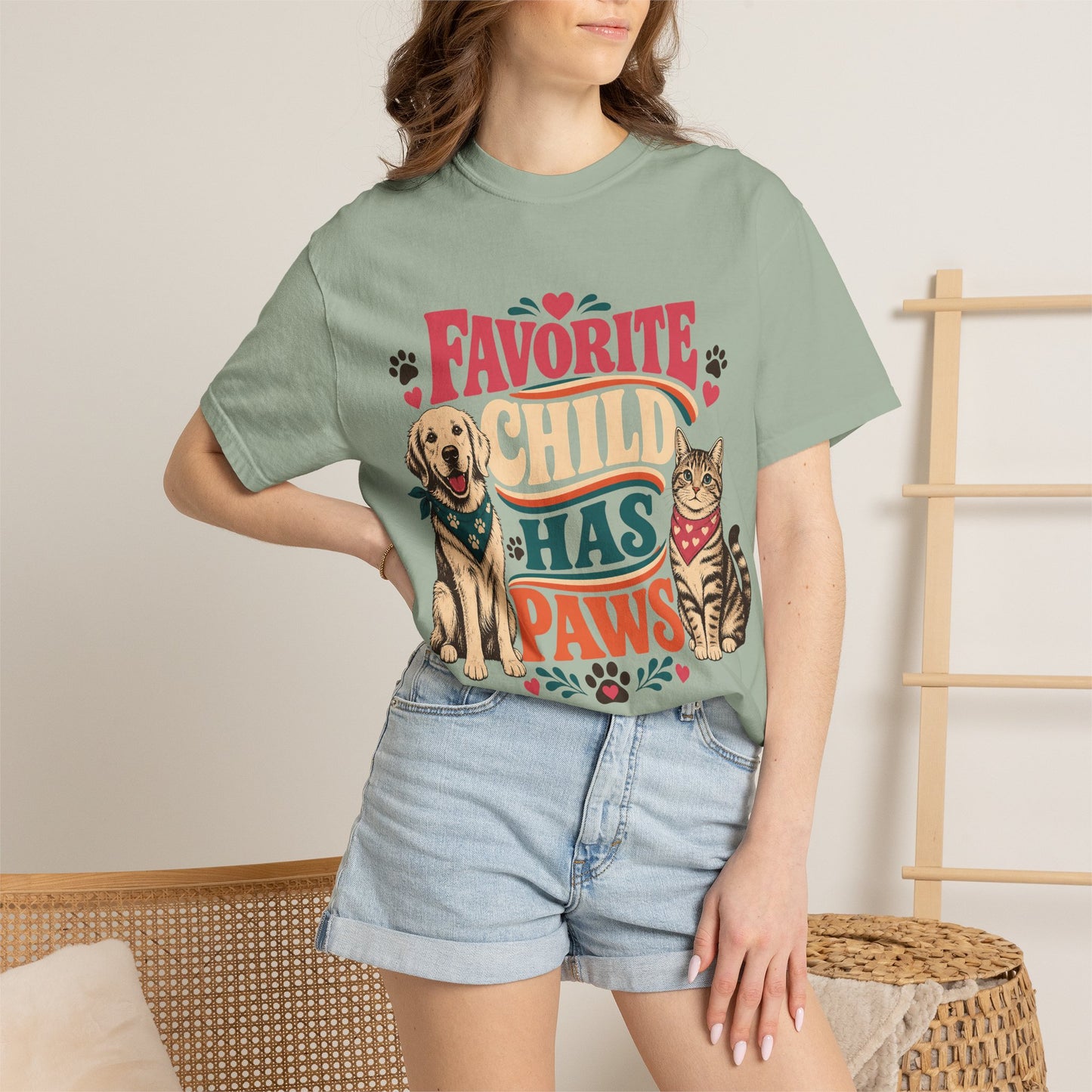 Favorite Child Has Paws T-Shirt