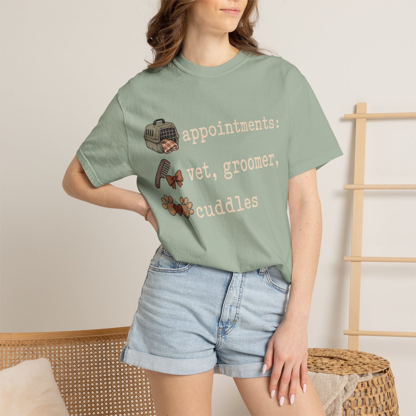 Appointments Vet Groomer Cuddles T-Shirt