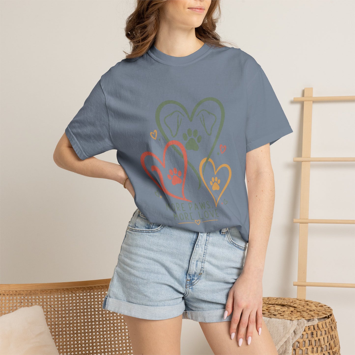 More Paws More Love — Cute Pet Lover T-Shirt