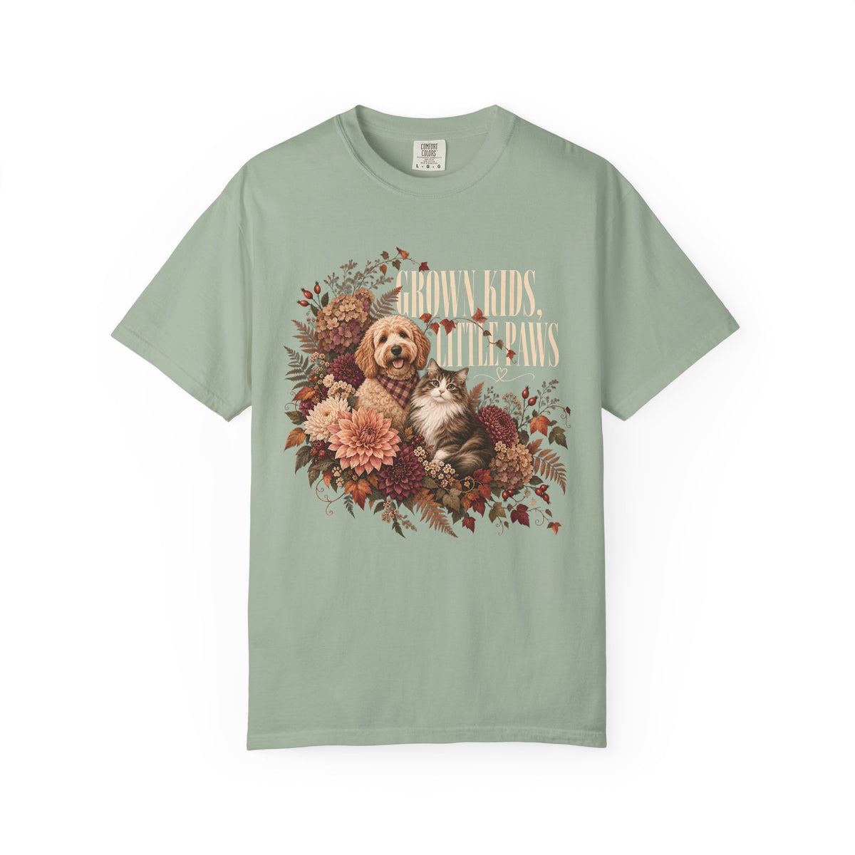 Grown Kids Little Paws T-Shirt – Empty Nester Dog & Cat Lover Tee