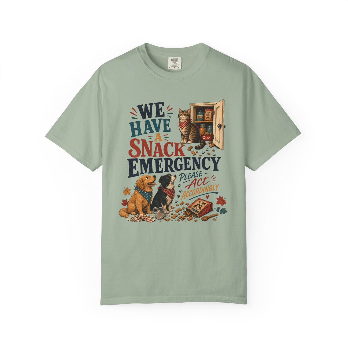 We Have a Snack Emergency – Funny Dog & Cat T-Shirt