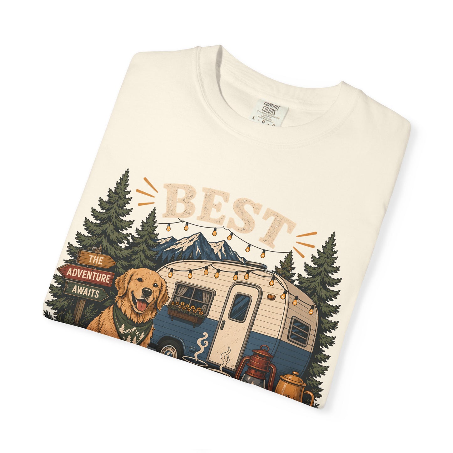 Best Camping Buddy Dog — Cute Pet Lover T-Shirt