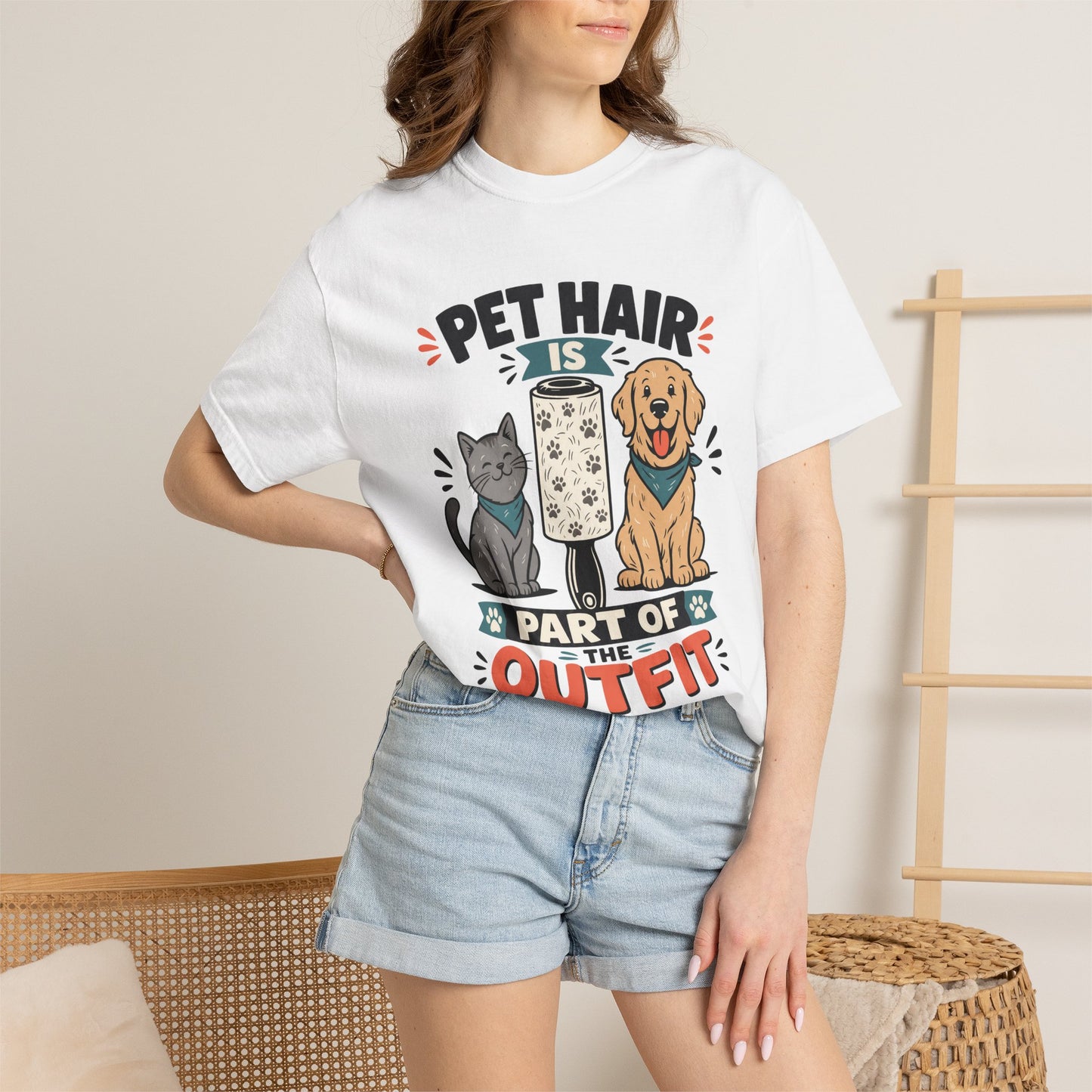 Pet Hair Is Part of the Outfit  - Cute Pet Lover T-Shirt