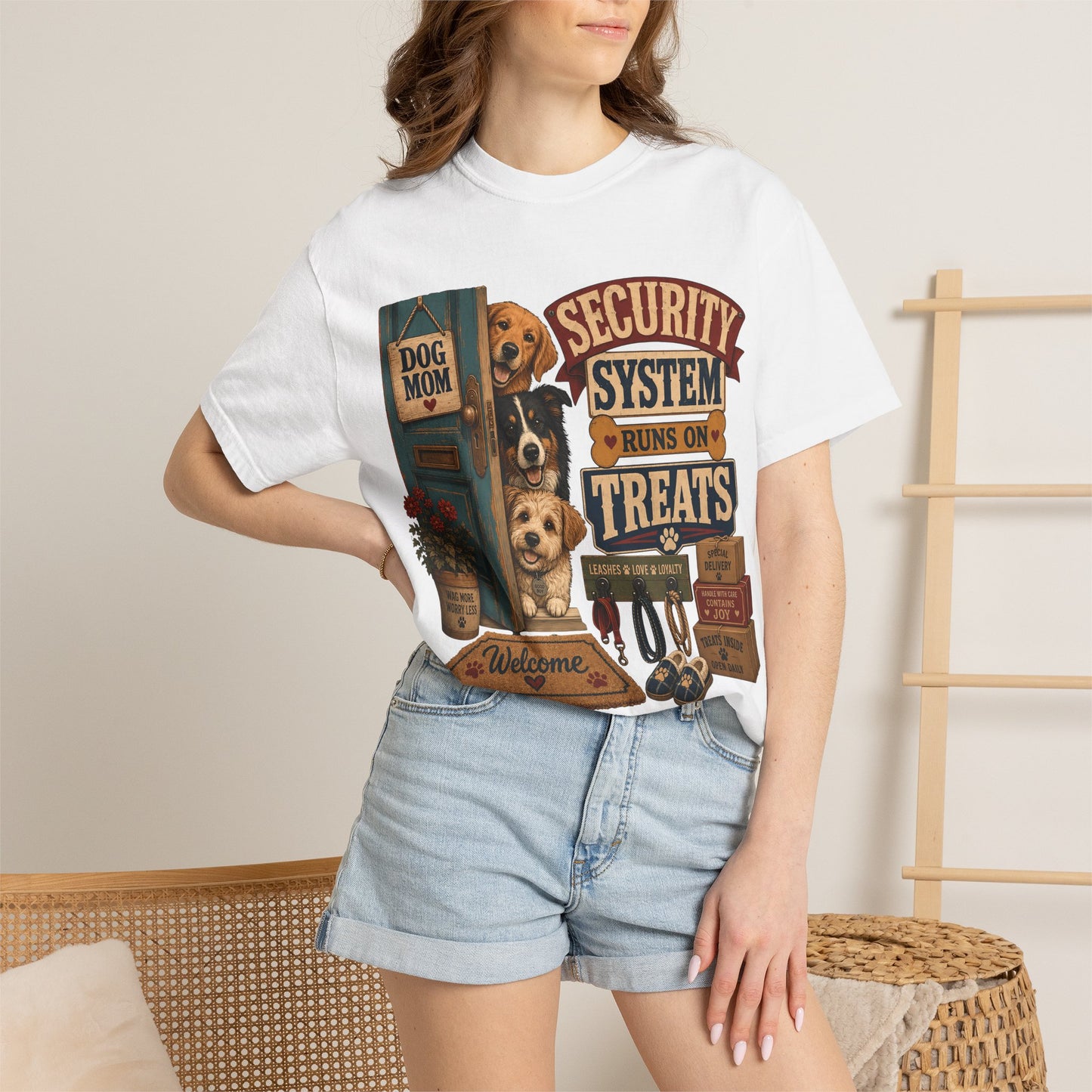 Security System Runs on Treats  — Cute Pet Lover T-Shirt