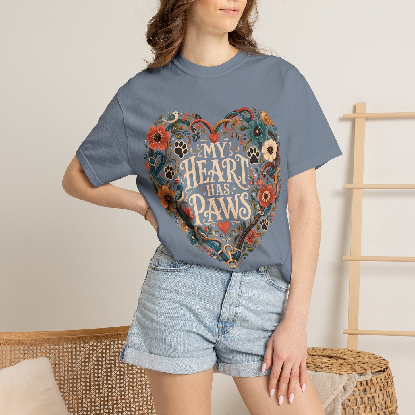 My Heart Has Paws — Cute Pet Lover T-Shirt