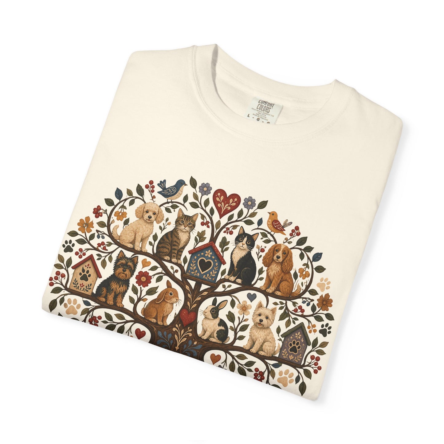 Our Family Tree Has Paws Shirt, Dog & Cat Lover T-Shirt