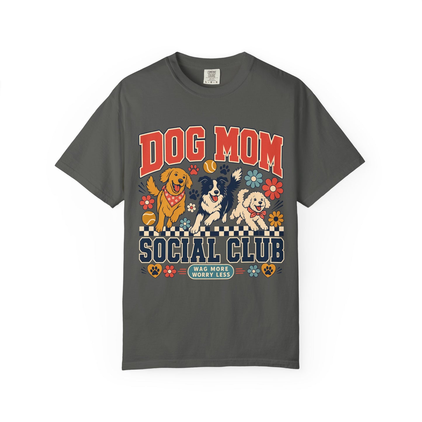 Dog Mom Social Club — Cute Pet Lover T-Shirt