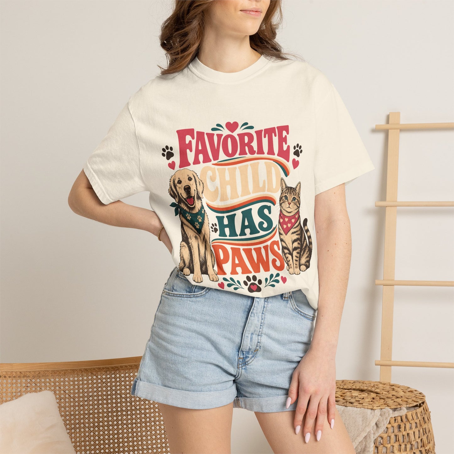 Favorite Child Has Paws T-Shirt