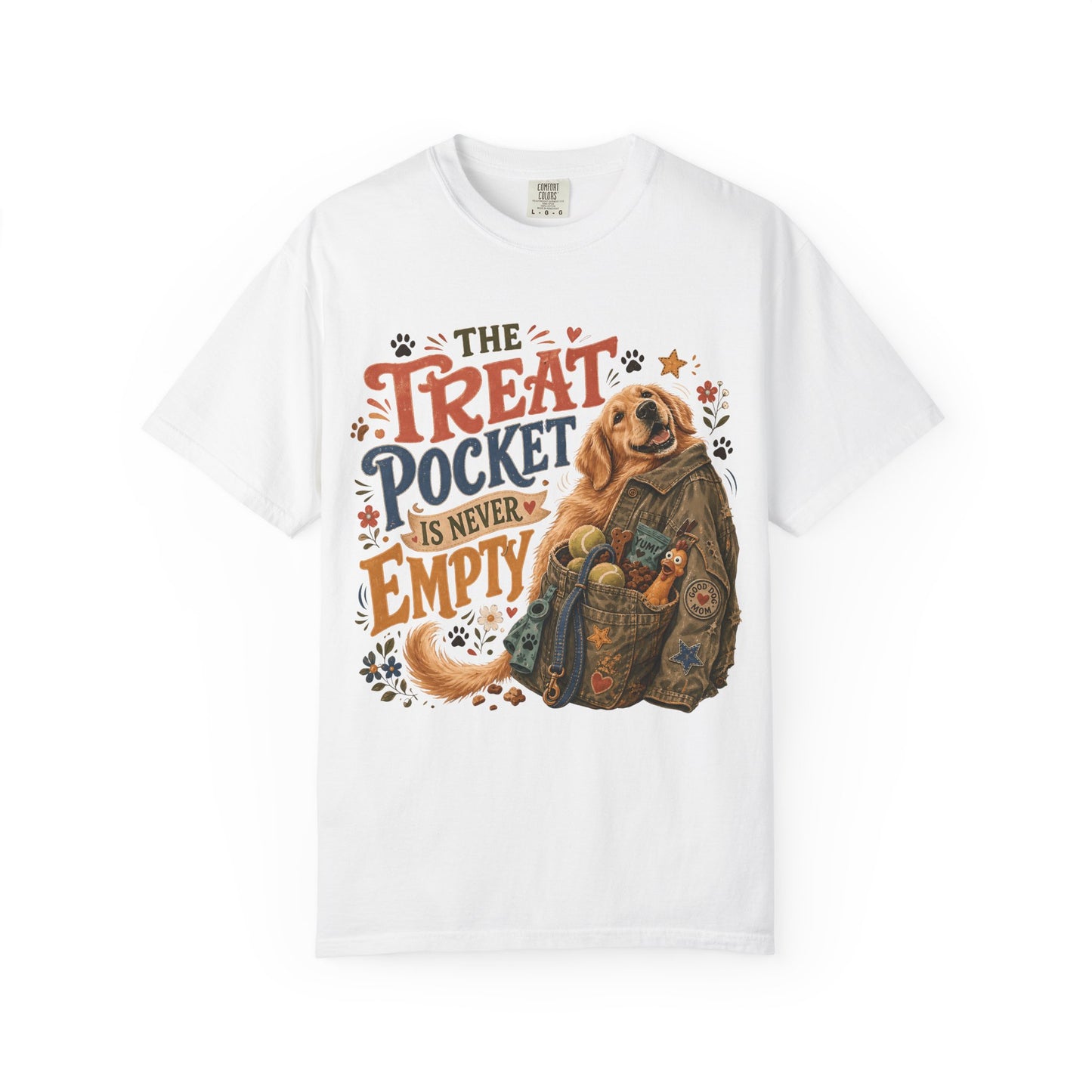 The Treat Pocket Is Never Empty T-Shirt Dog Mom