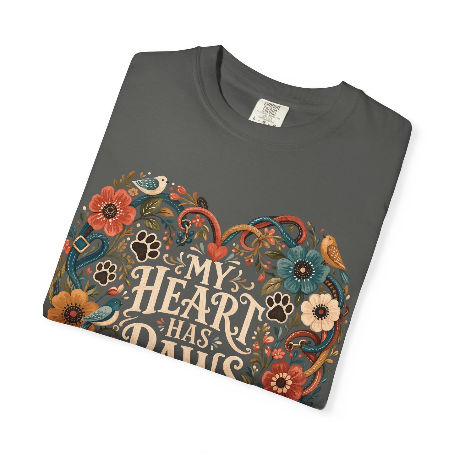 My Heart Has Paws — Cute Pet Lover T-Shirt