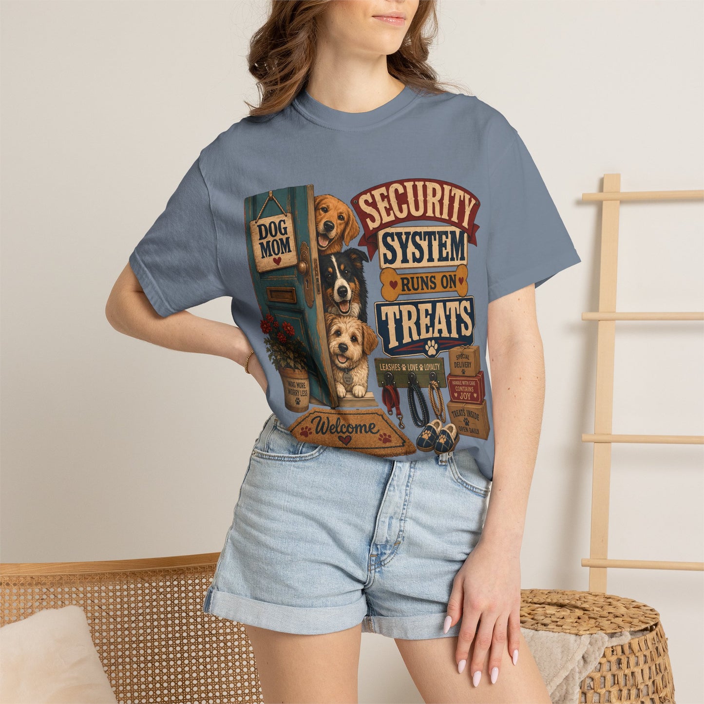 Security System Runs on Treats  — Cute Pet Lover T-Shirt