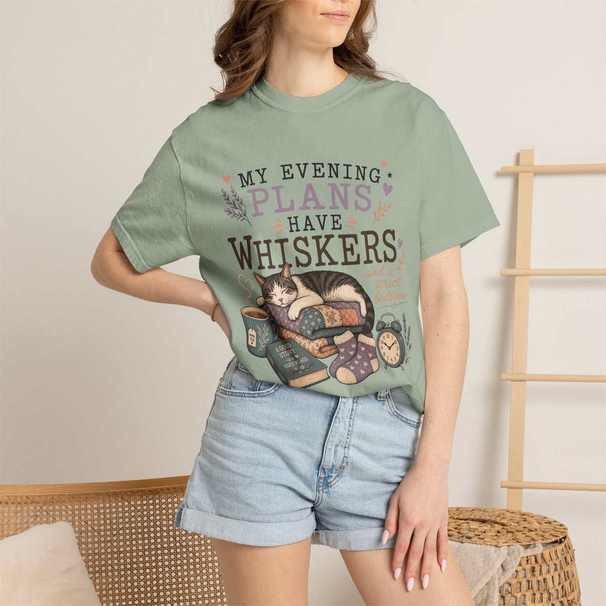 My Evening Plans Have Whiskers T-Shirt