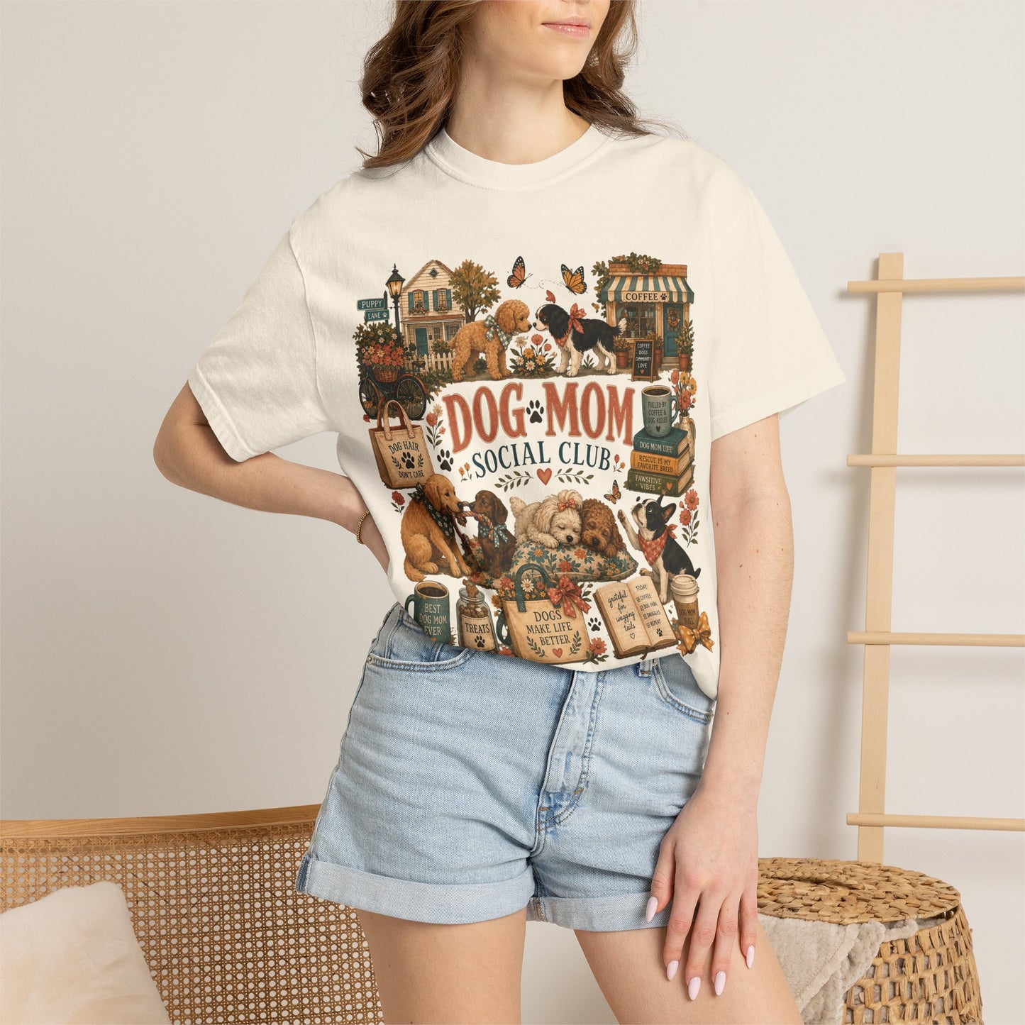 Dog Mom Social Club T-Shirt Dog Mom