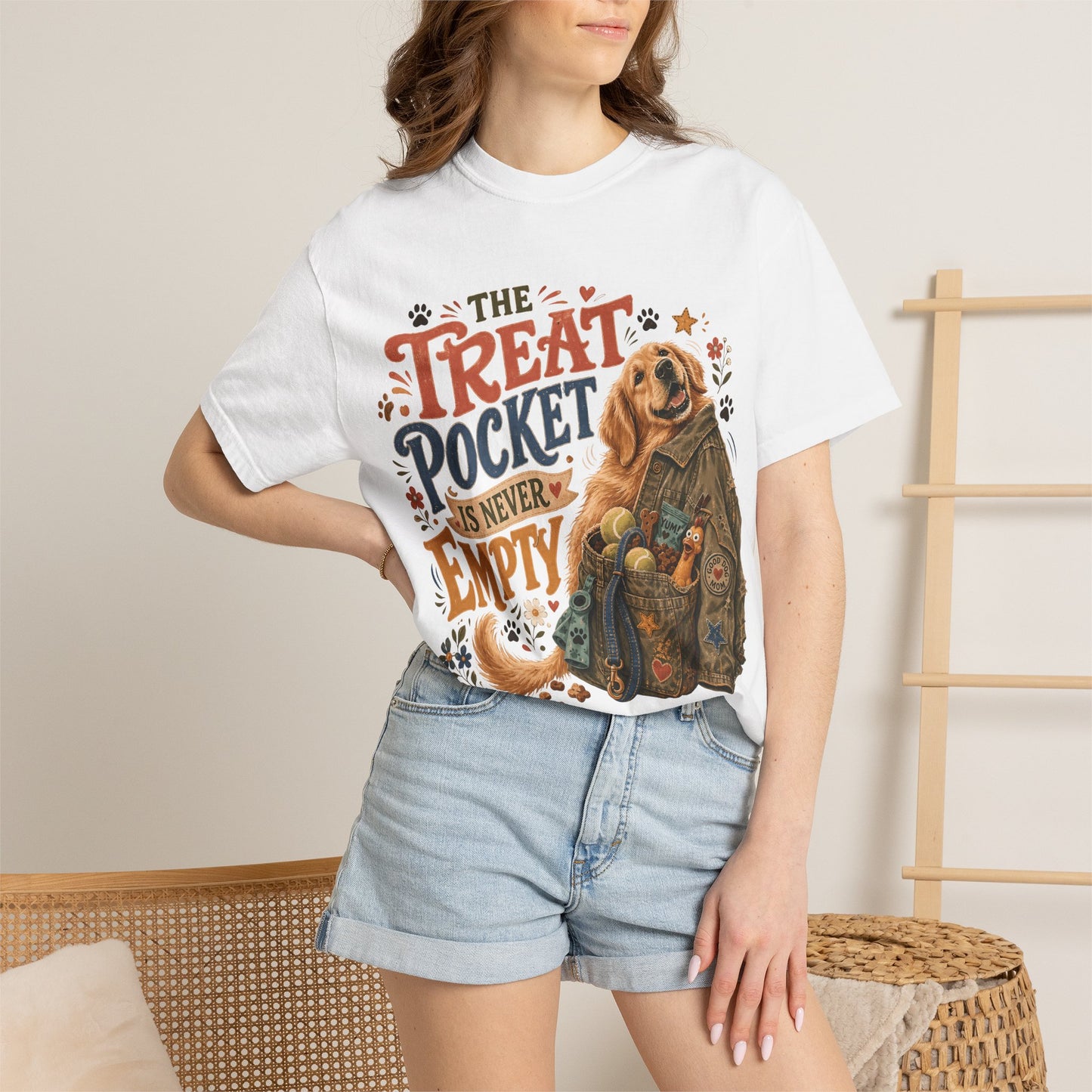 The Treat Pocket Is Never Empty T-Shirt Dog Mom