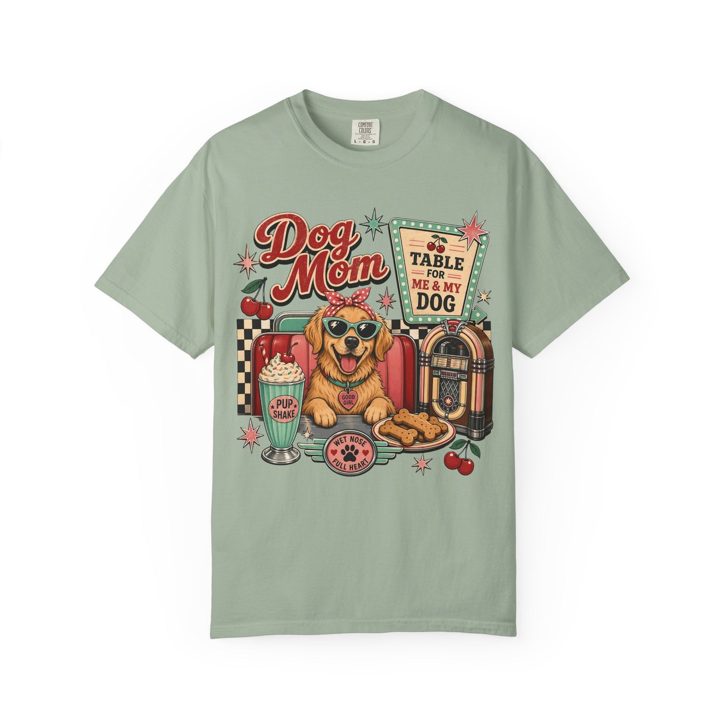 Table for Me and My Dog — Cute Pet Lover T-Shirt