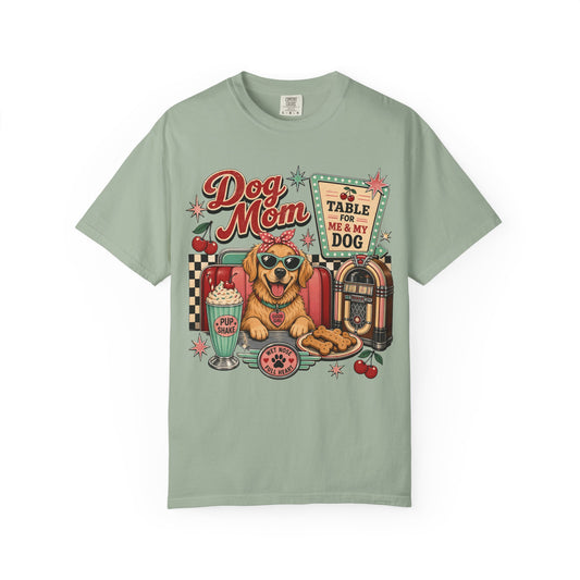 Table for Me and My Dog — Cute Pet Lover T-Shirt