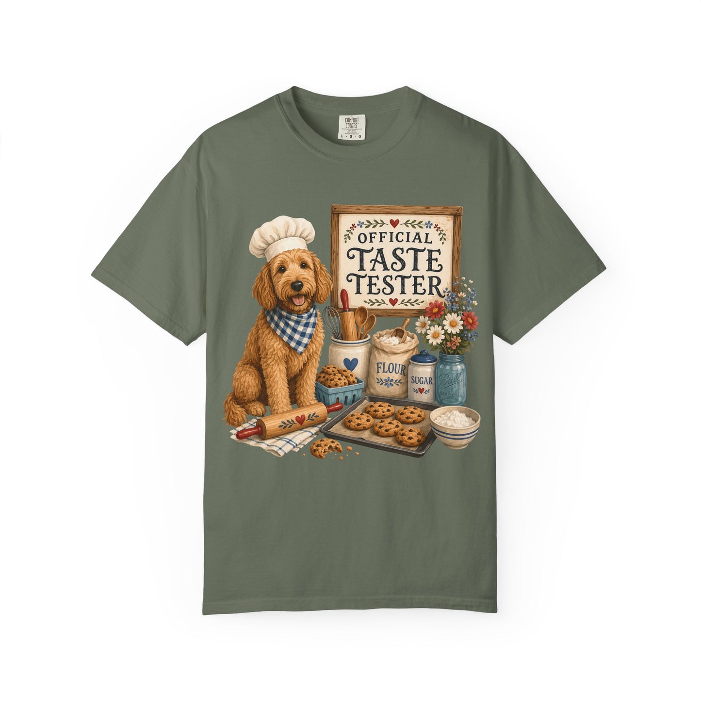 Official Taste Tester Cooking with my Dog — Cute Pet Lover T-Shirt