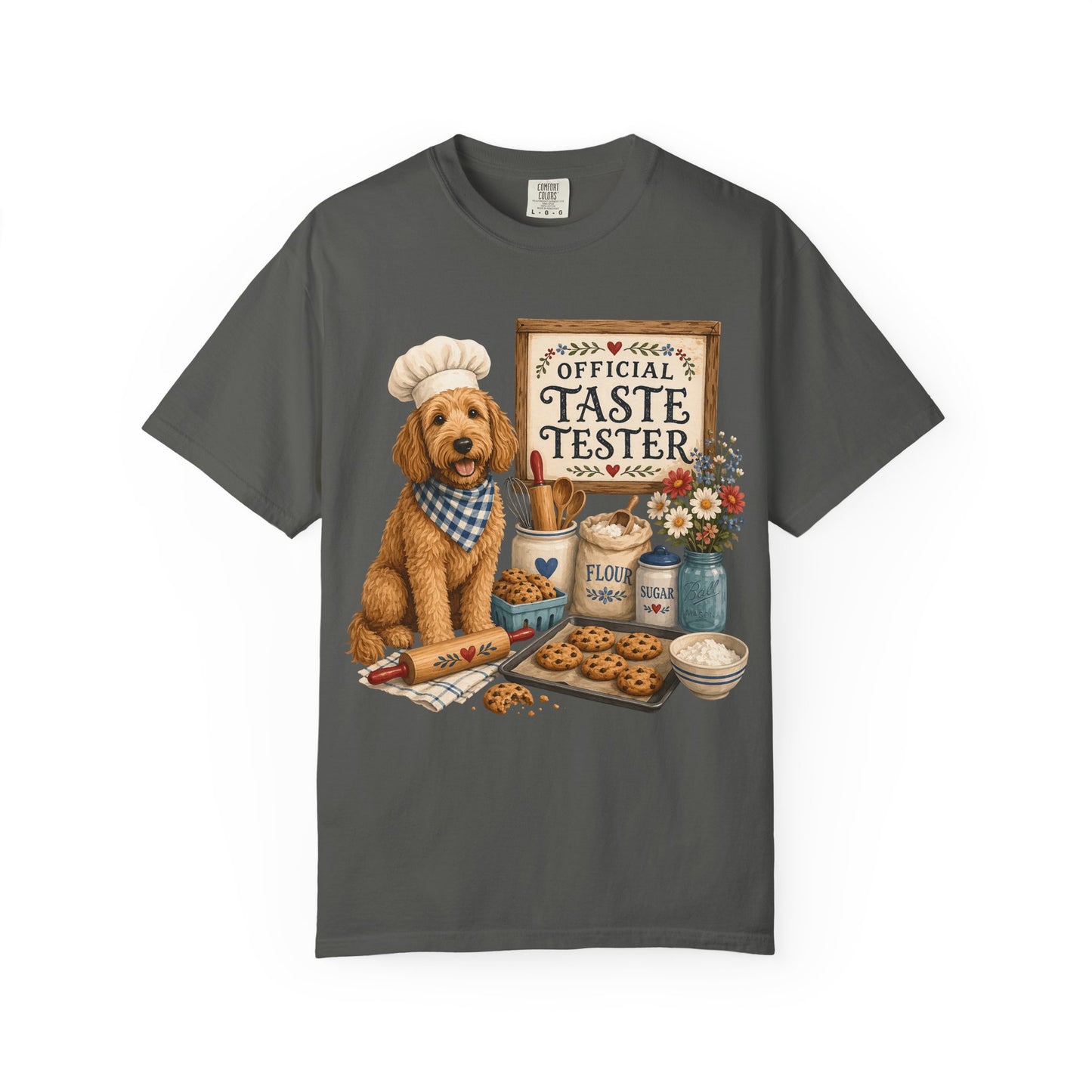 Official Taste Tester Cooking with my Dog — Cute Pet Lover T-Shirt