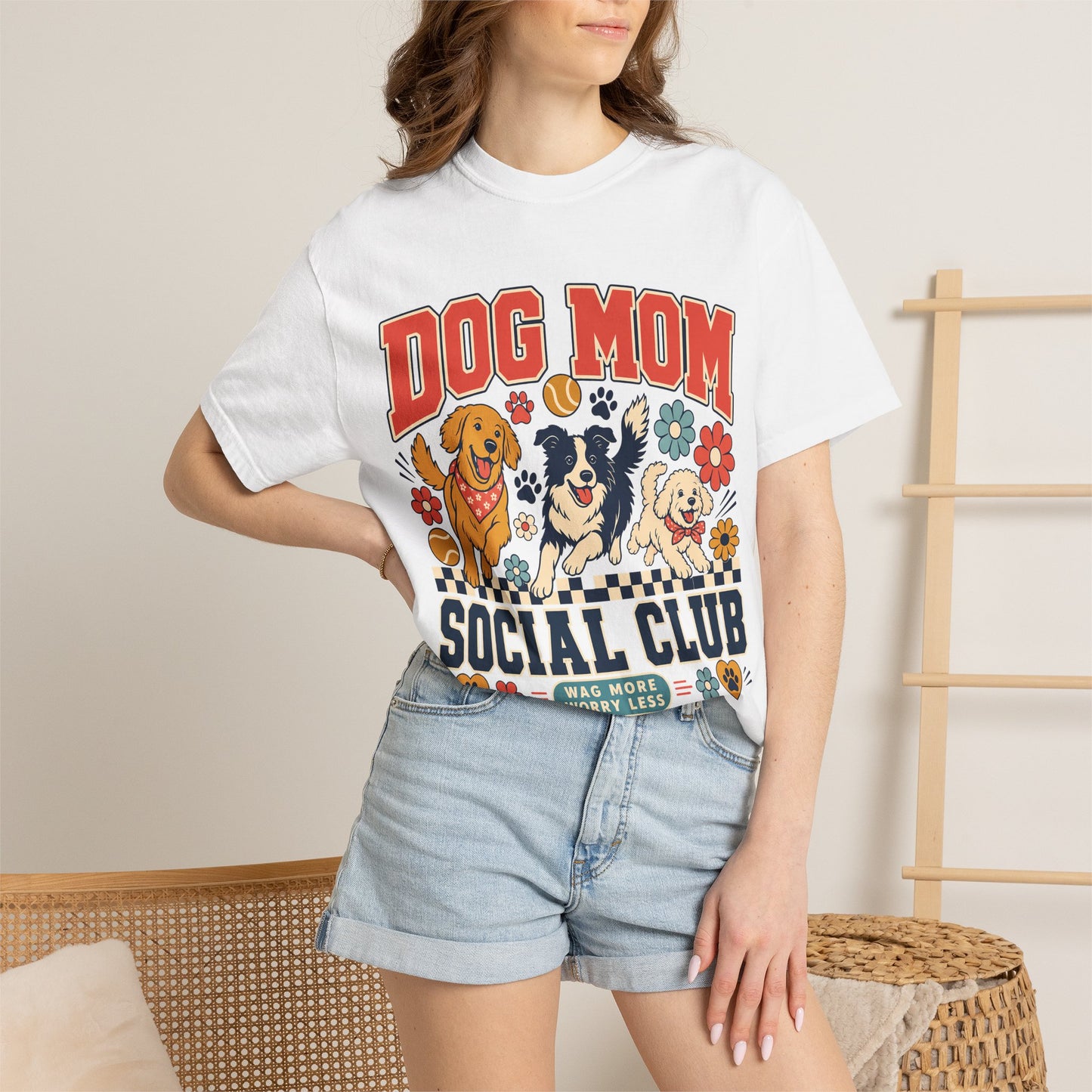 Dog Mom Social Club — Cute Pet Lover T-Shirt