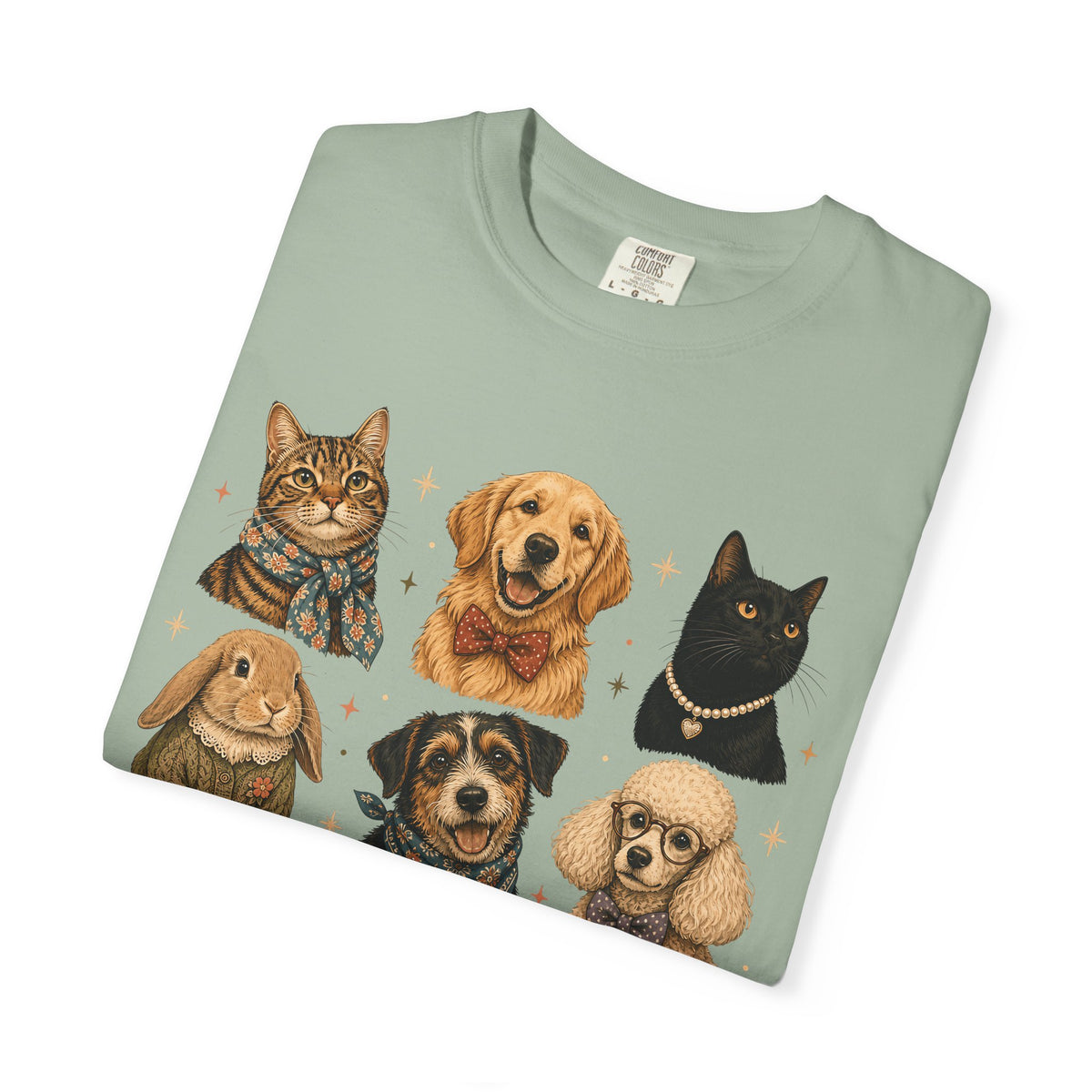 Chic Pet Portrait Gallery T-Shirt