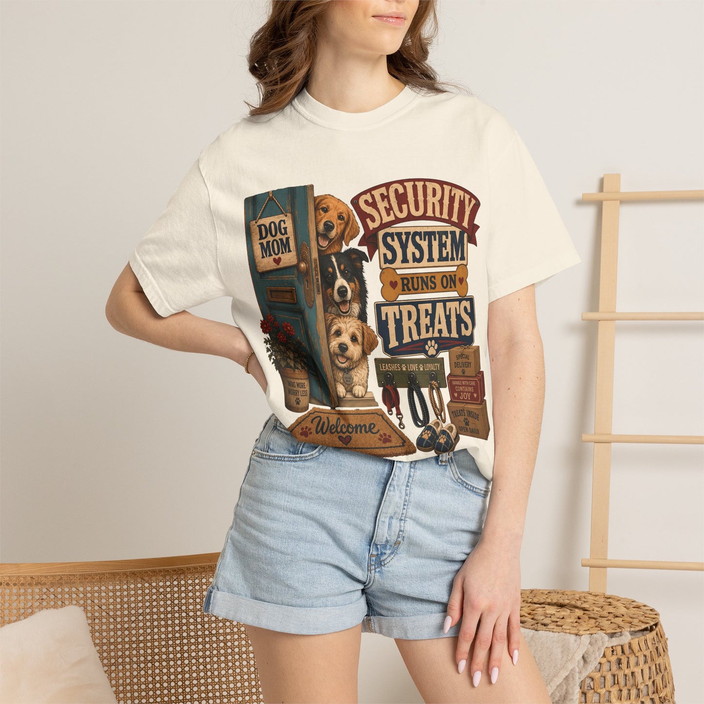 Security System Runs on Treats  — Cute Pet Lover T-Shirt