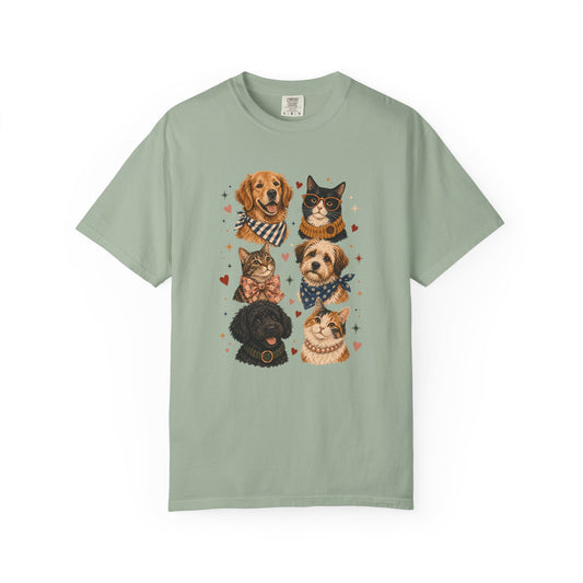 House Full of Paws Dog and Cat T-Shirt – Multi-Pet Parent Graphic Tee
