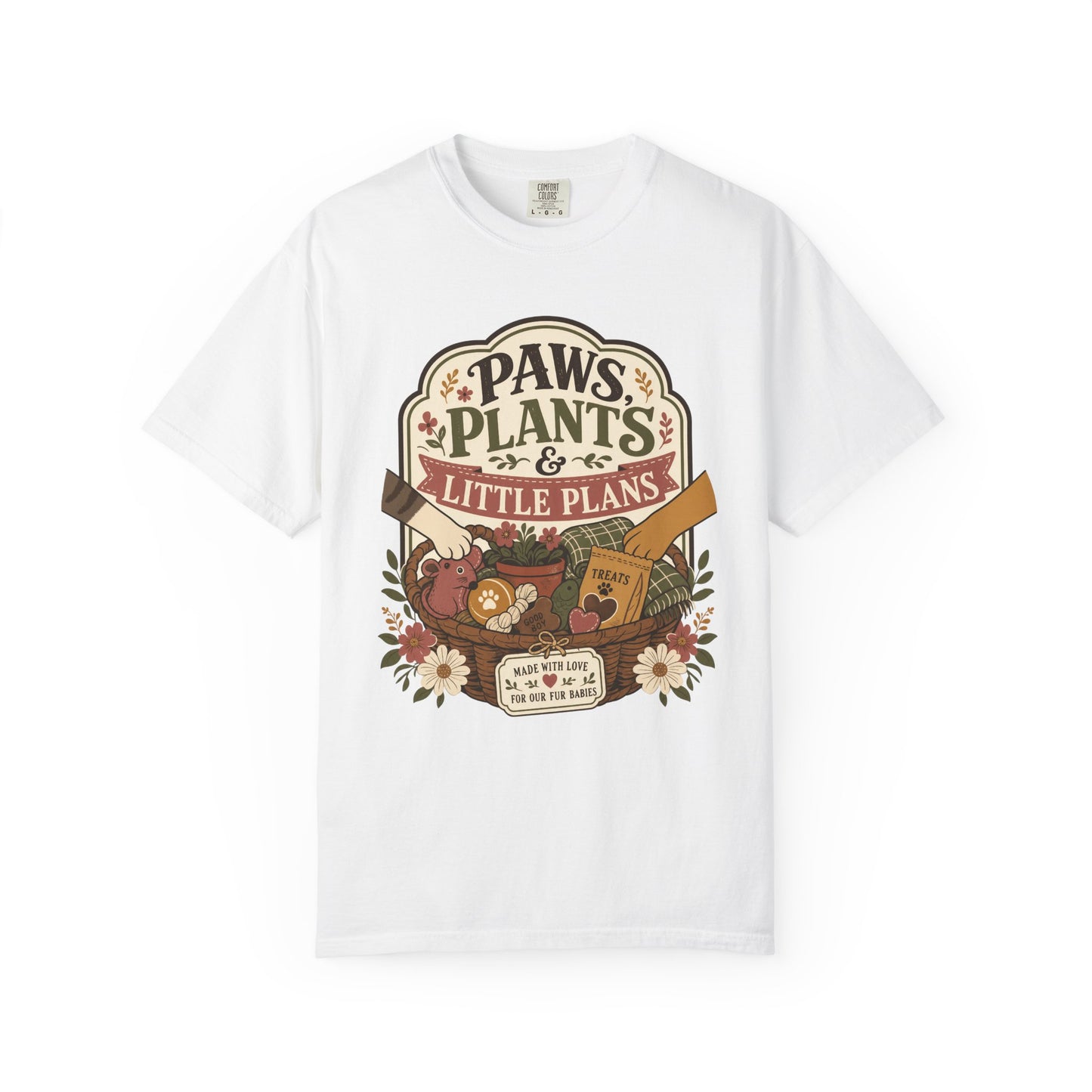 Paws Plants and Little Plans — Cute Pet Lover T-Shirt