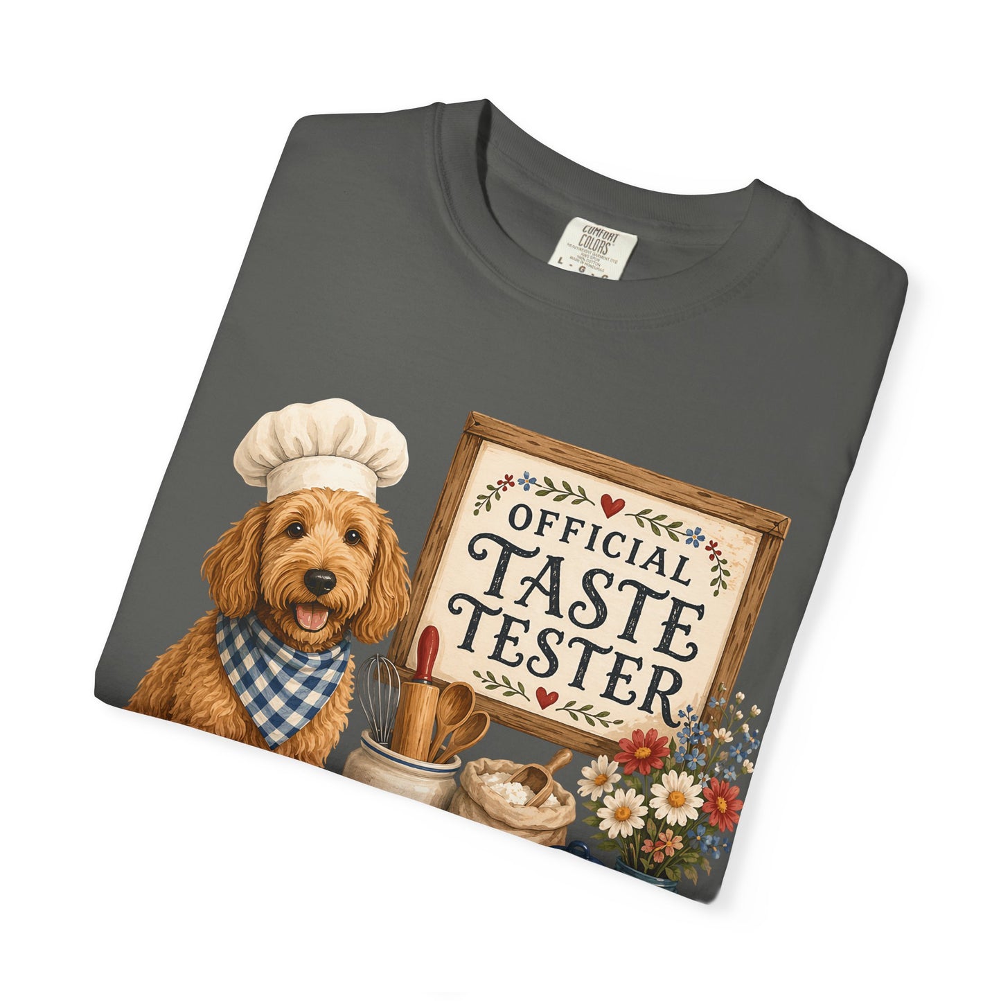 Official Taste Tester Cooking with my Dog — Cute Pet Lover T-Shirt