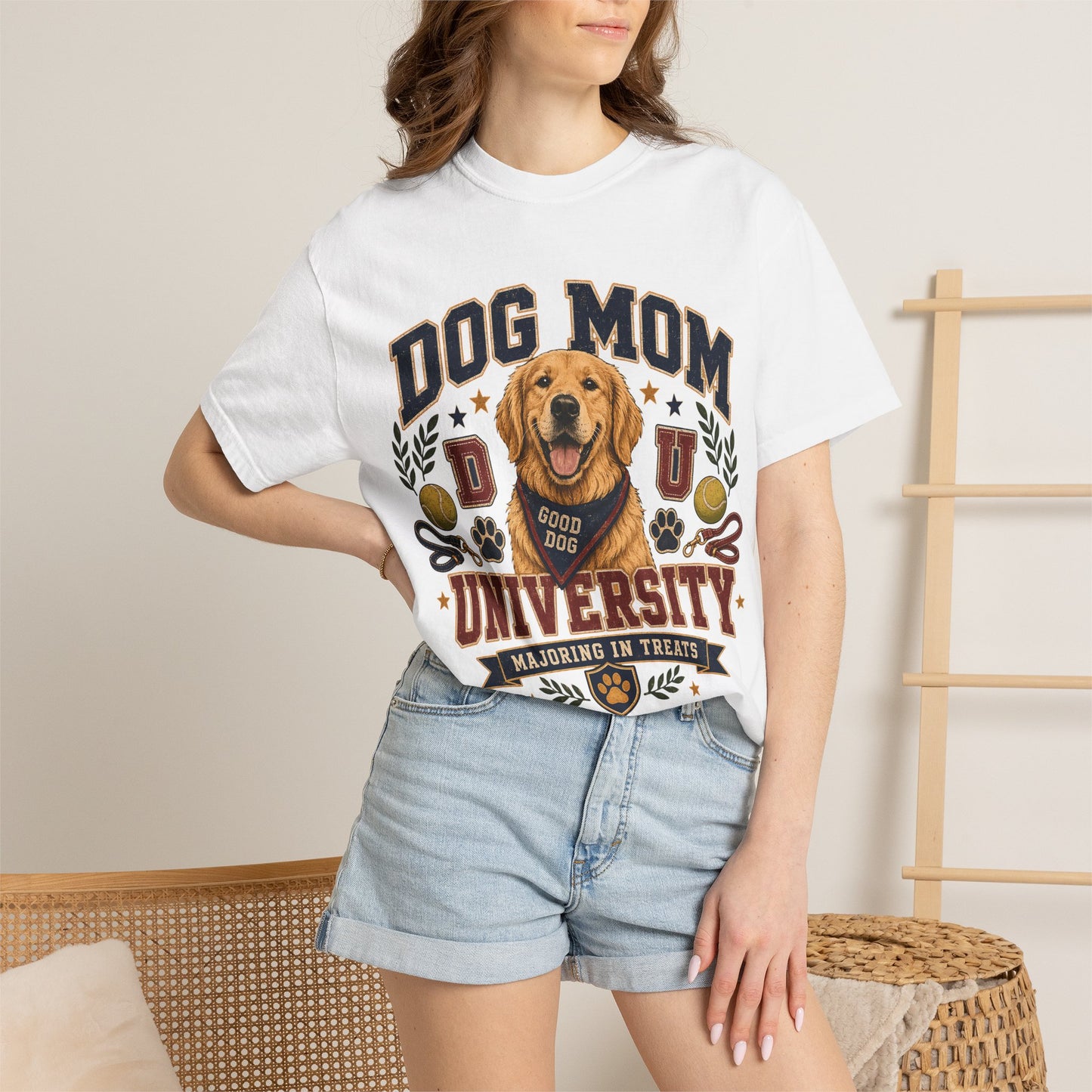 Dog Mom University — Cute Dog Lover T-Shirt