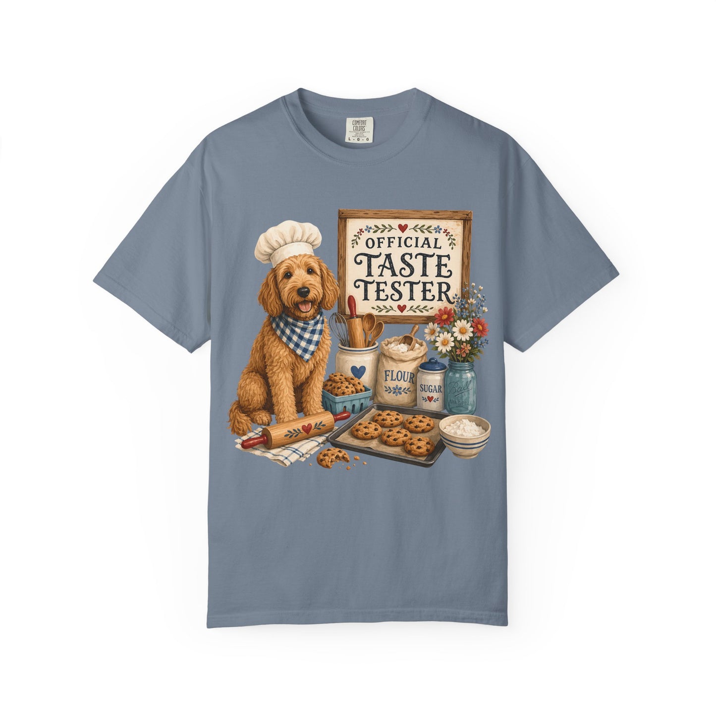 Official Taste Tester Cooking with my Dog — Cute Pet Lover T-Shirt