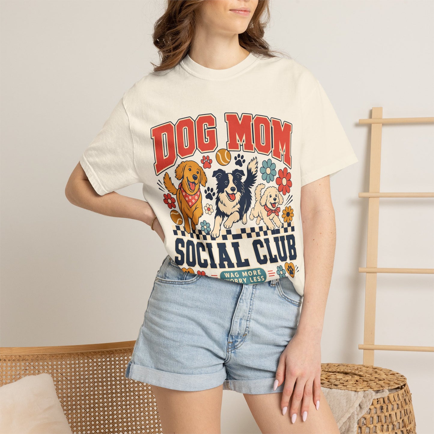 Dog Mom Social Club — Cute Pet Lover T-Shirt
