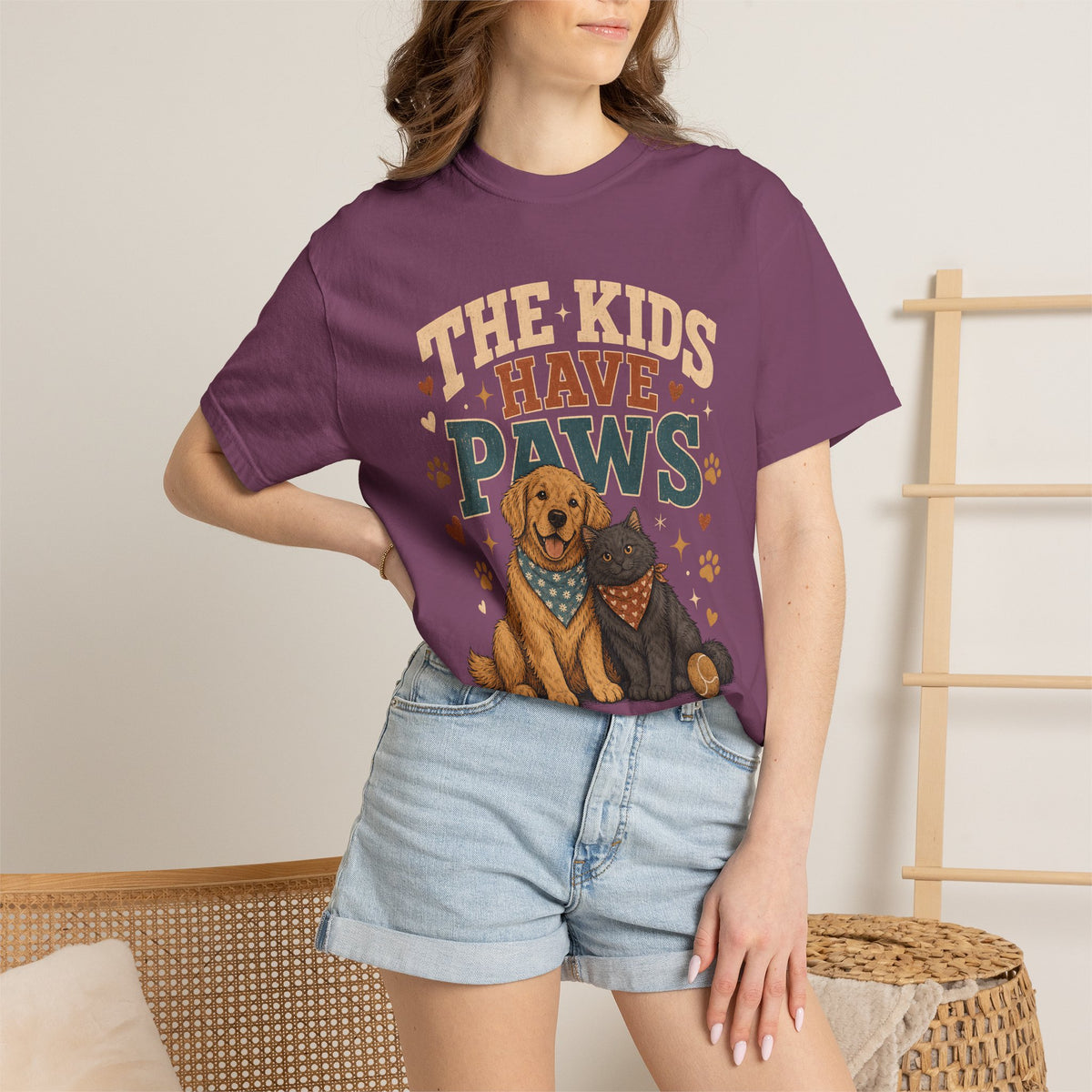 The Kids Have Paws Dog and Cat T-Shirt