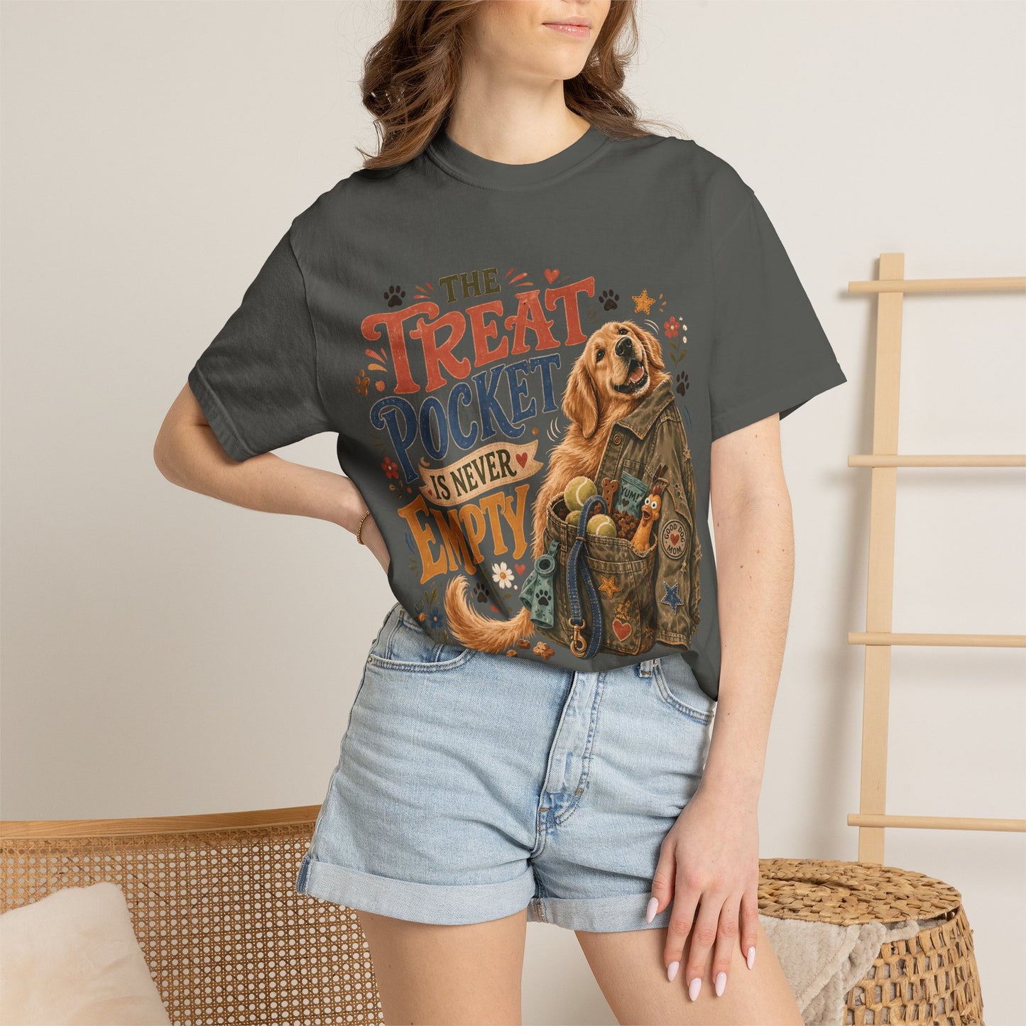 The Treat Pocket Is Never Empty T-Shirt Dog Mom