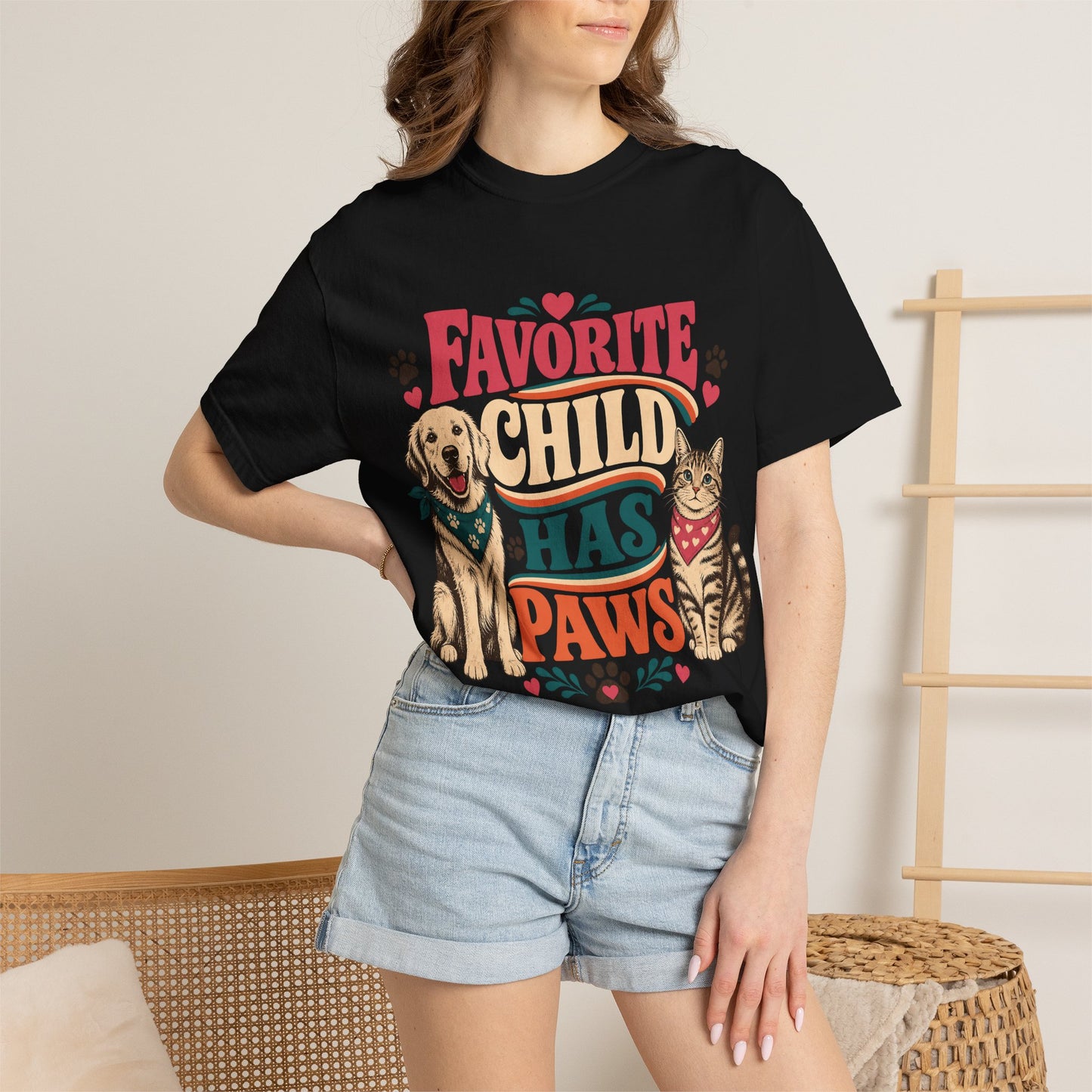 Favorite Child Has Paws T-Shirt