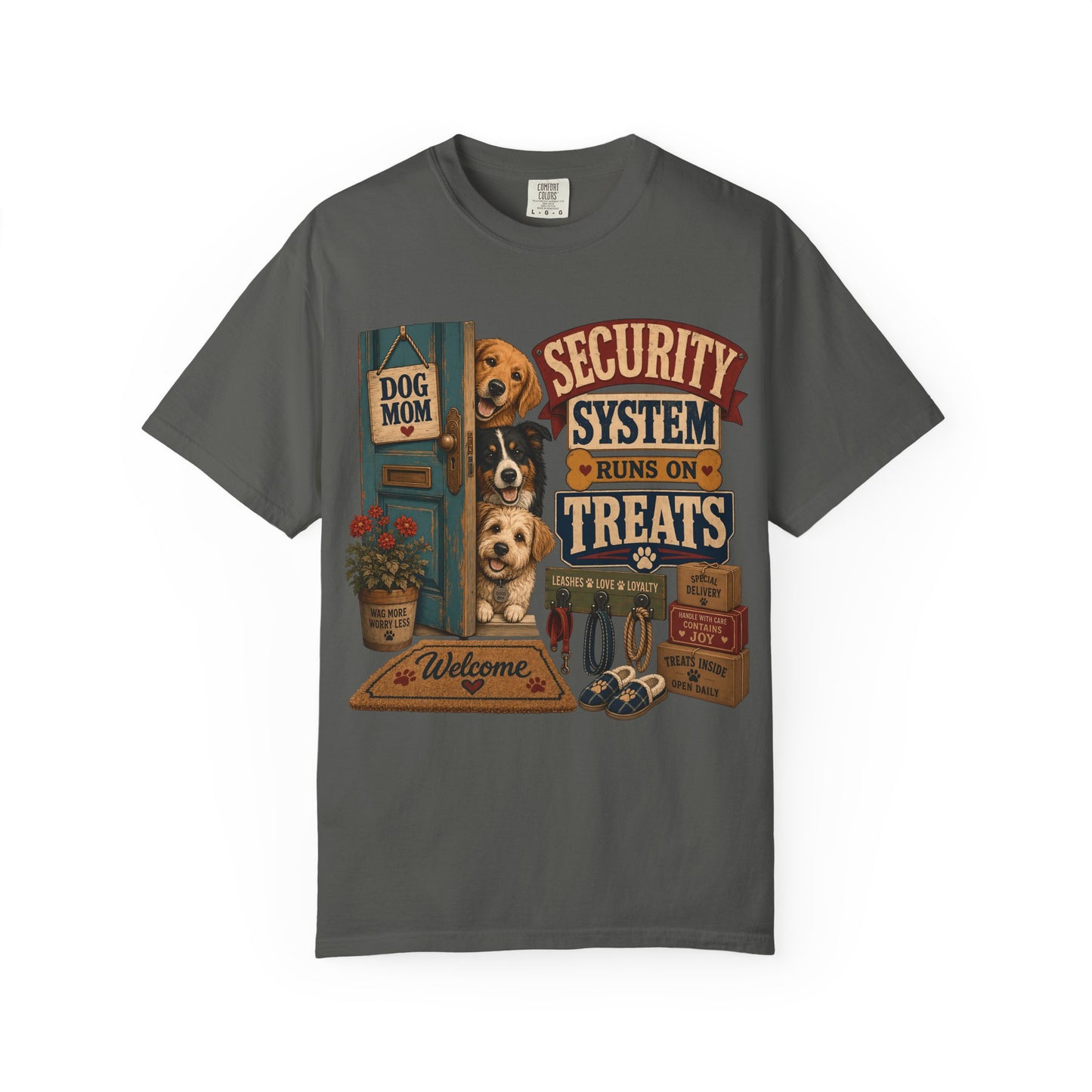 Security System Runs on Treats  — Cute Pet Lover T-Shirt