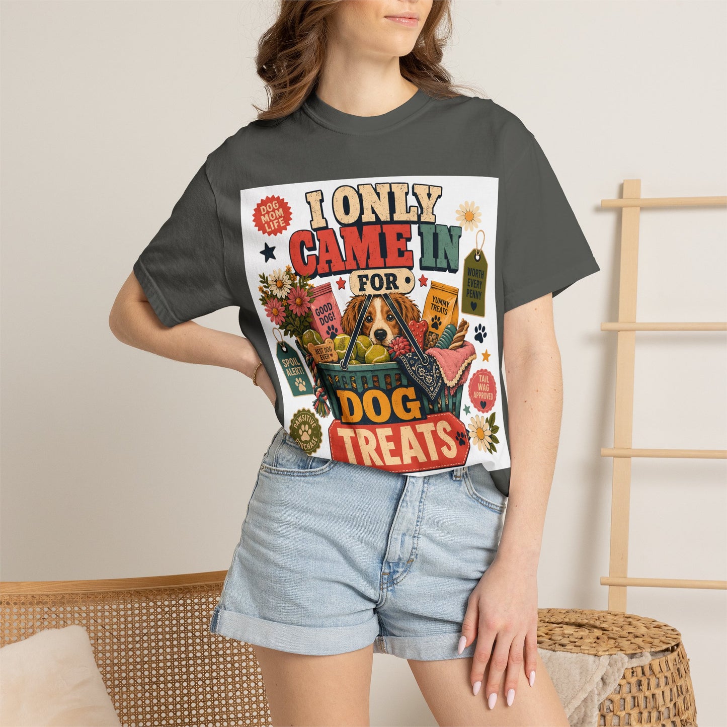 I Only Came in for Dog Treats — Cute Pet Lover T-Shirt