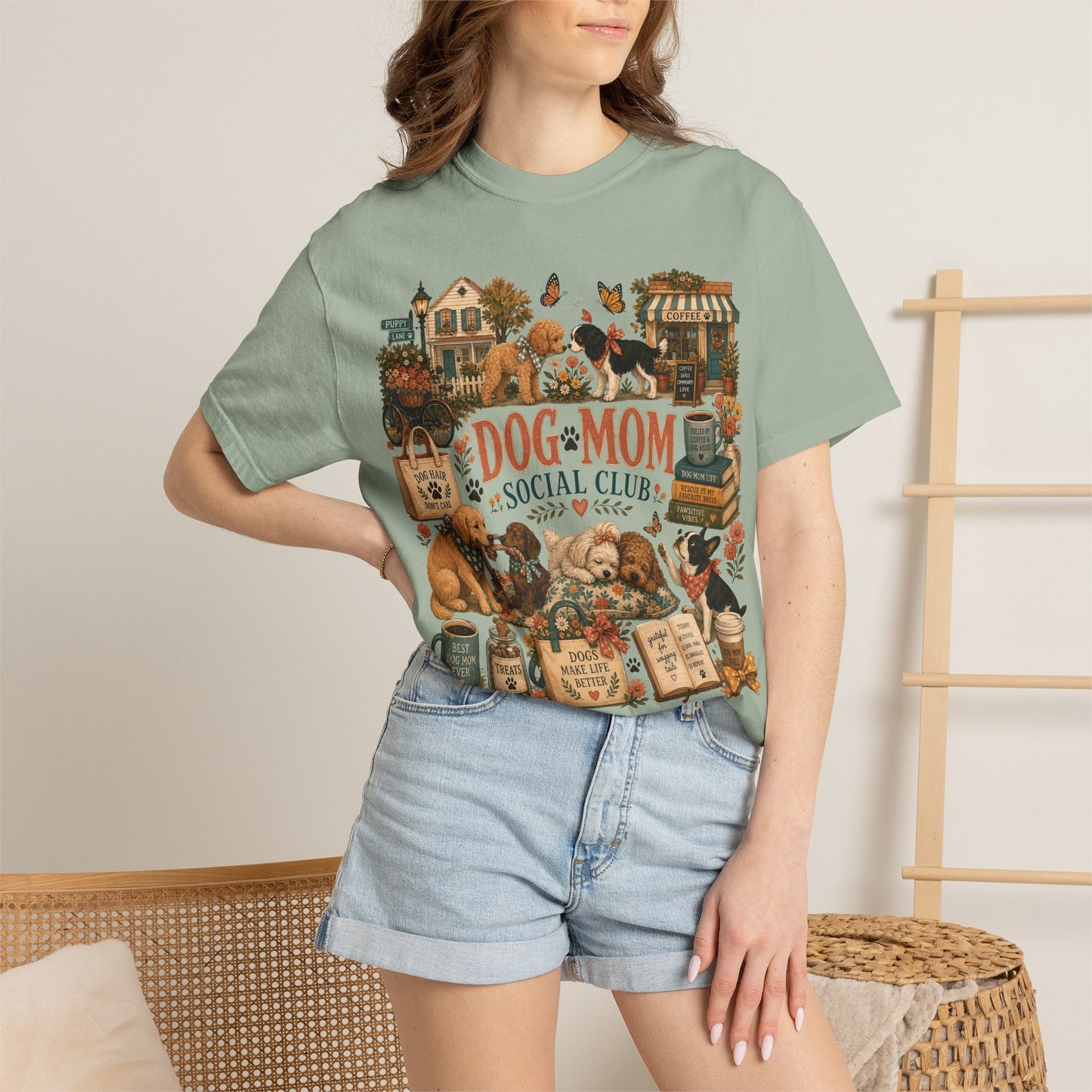 Dog Mom Social Club T-Shirt Dog Mom