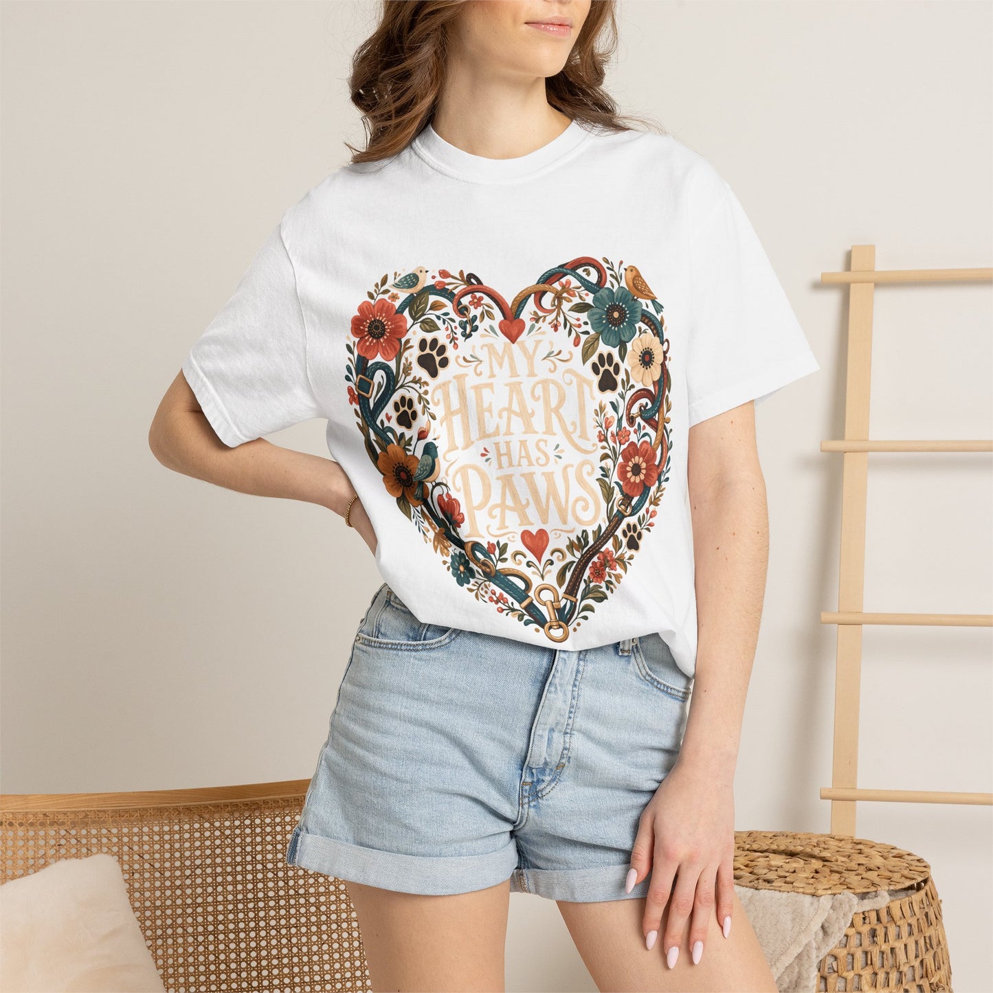 My Heart Has Paws — Cute Pet Lover T-Shirt