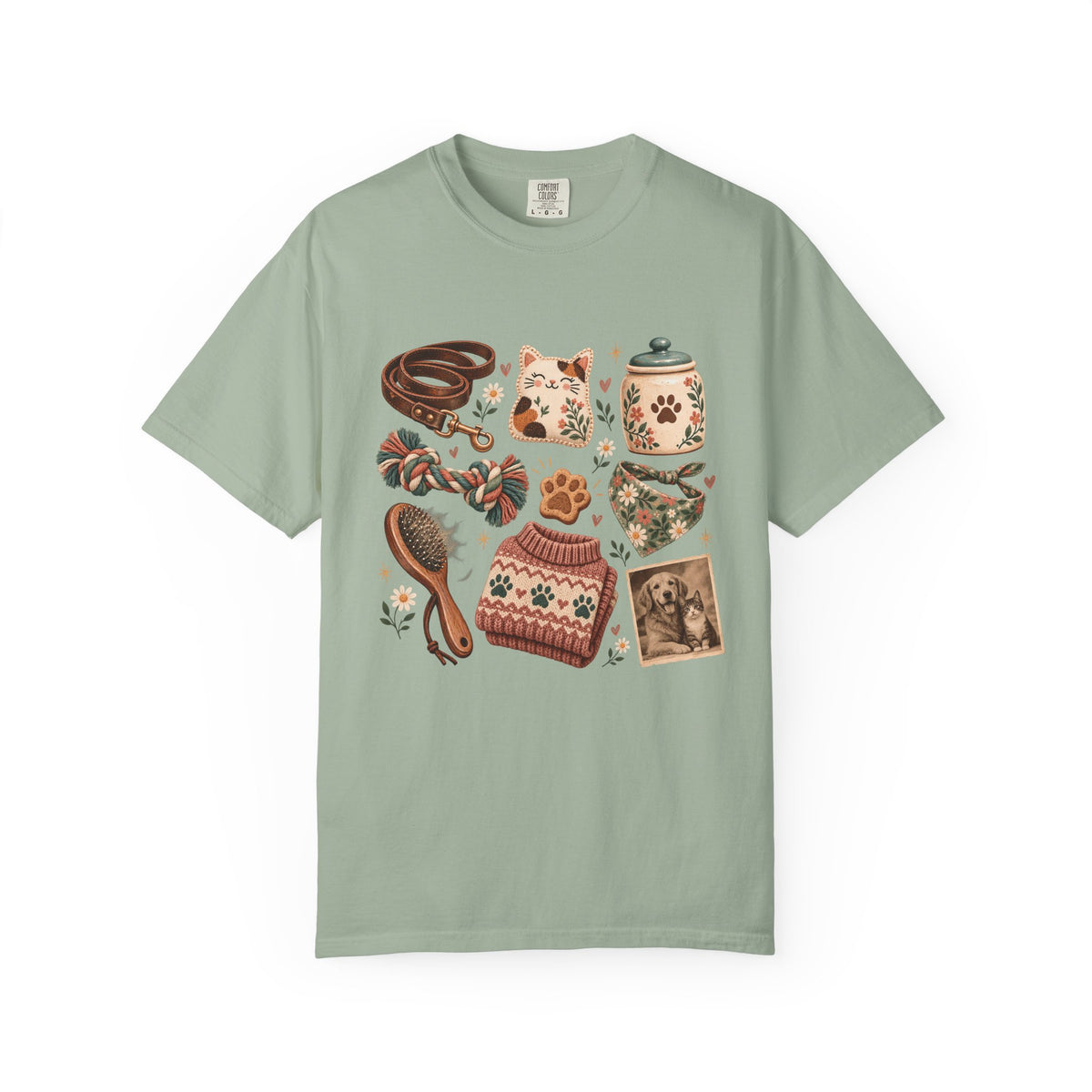 Cozy Pet Parent Essentials T-Shirt – Vintage Dog & Cat Lover Tee