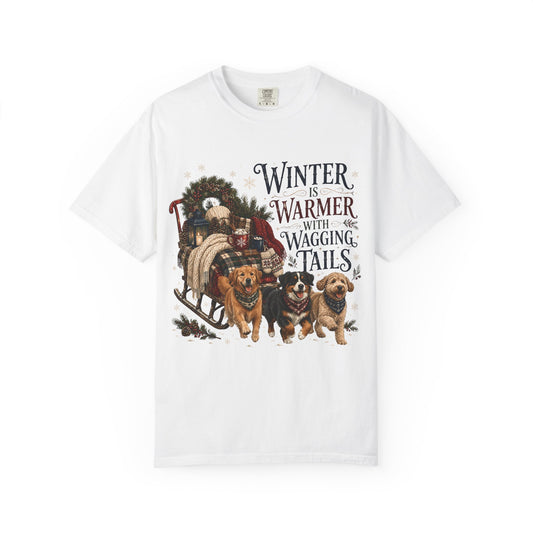 Winter Is Warmer With Wagging T-Shirt