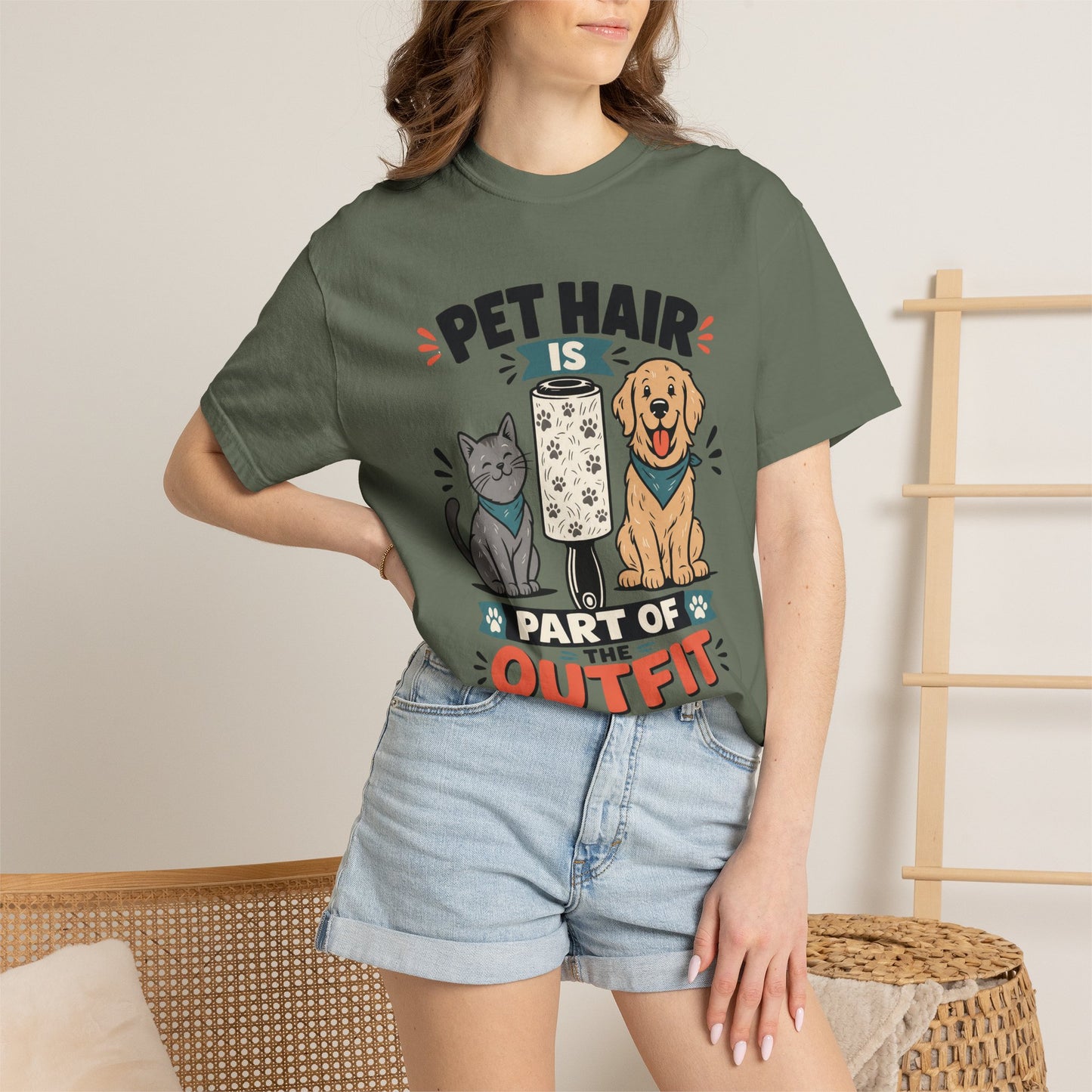 Pet Hair Is Part of the Outfit  - Cute Pet Lover T-Shirt