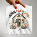 House Full of Paws - Pet Parent T-Shirt -Pet Parent Funny - Cute Dog Mom - Cute Cat Mom