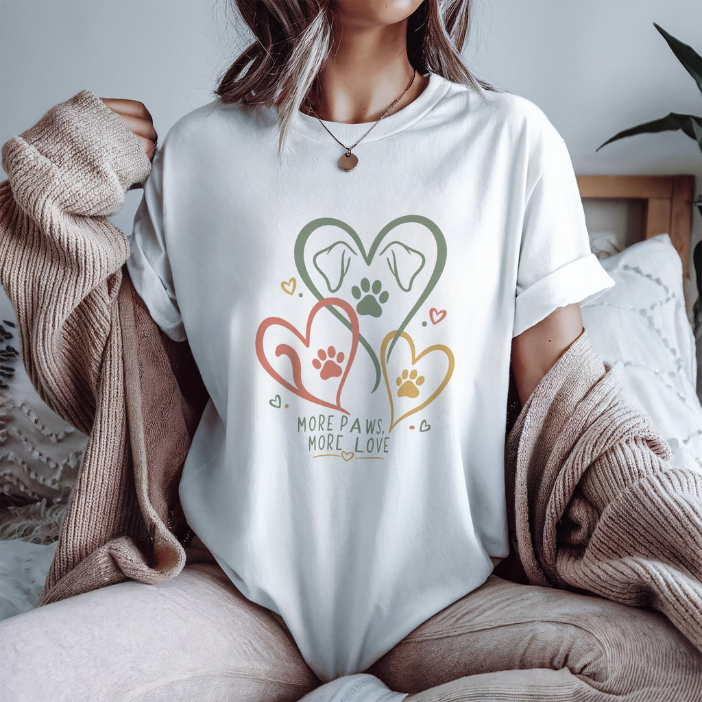 More Paws, More Love - Pet Parent T-Shirt