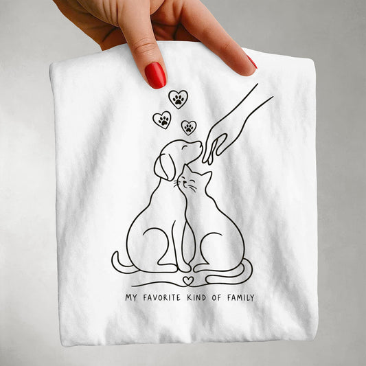My Favorite Kind of Family - Beloved Pet - Pet Parent T-Shirt