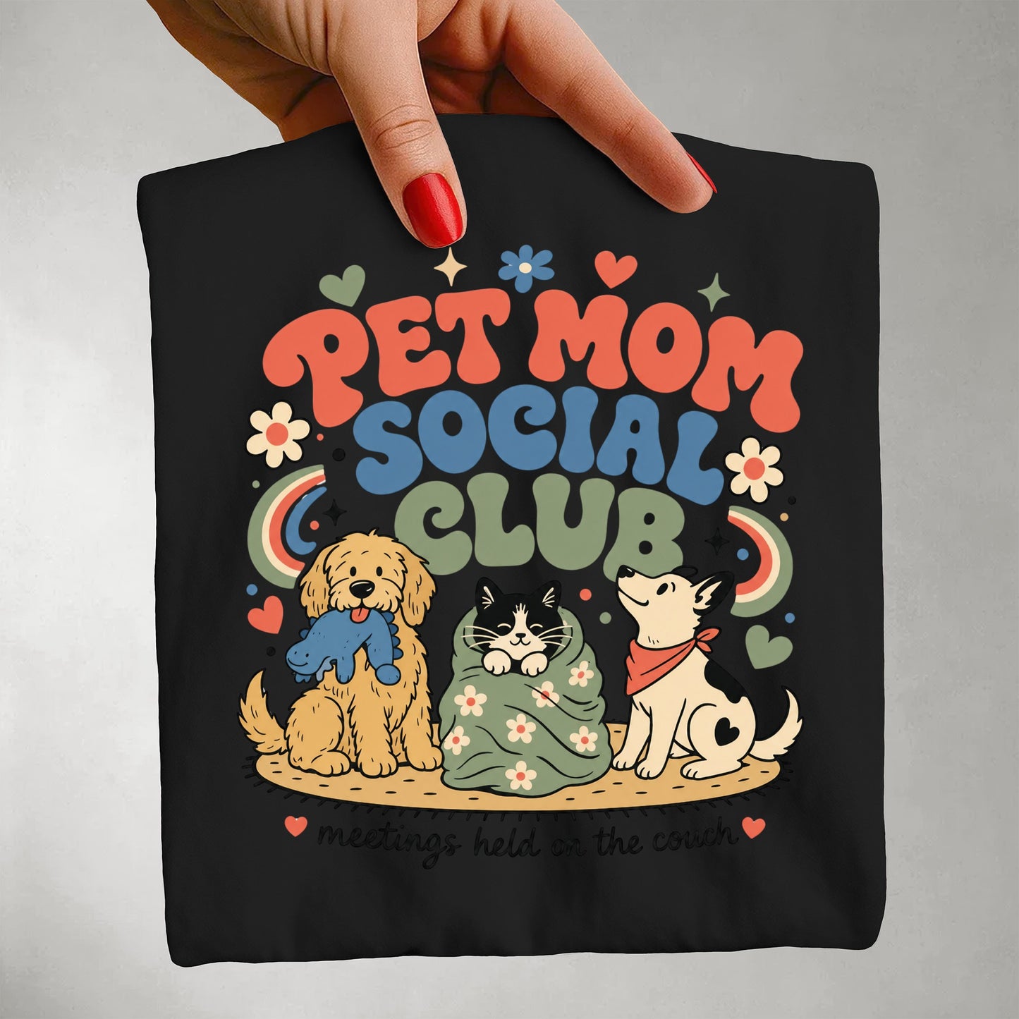 Pet Mom Social Club - Beloved Pet - Pet Parent T-Shirt